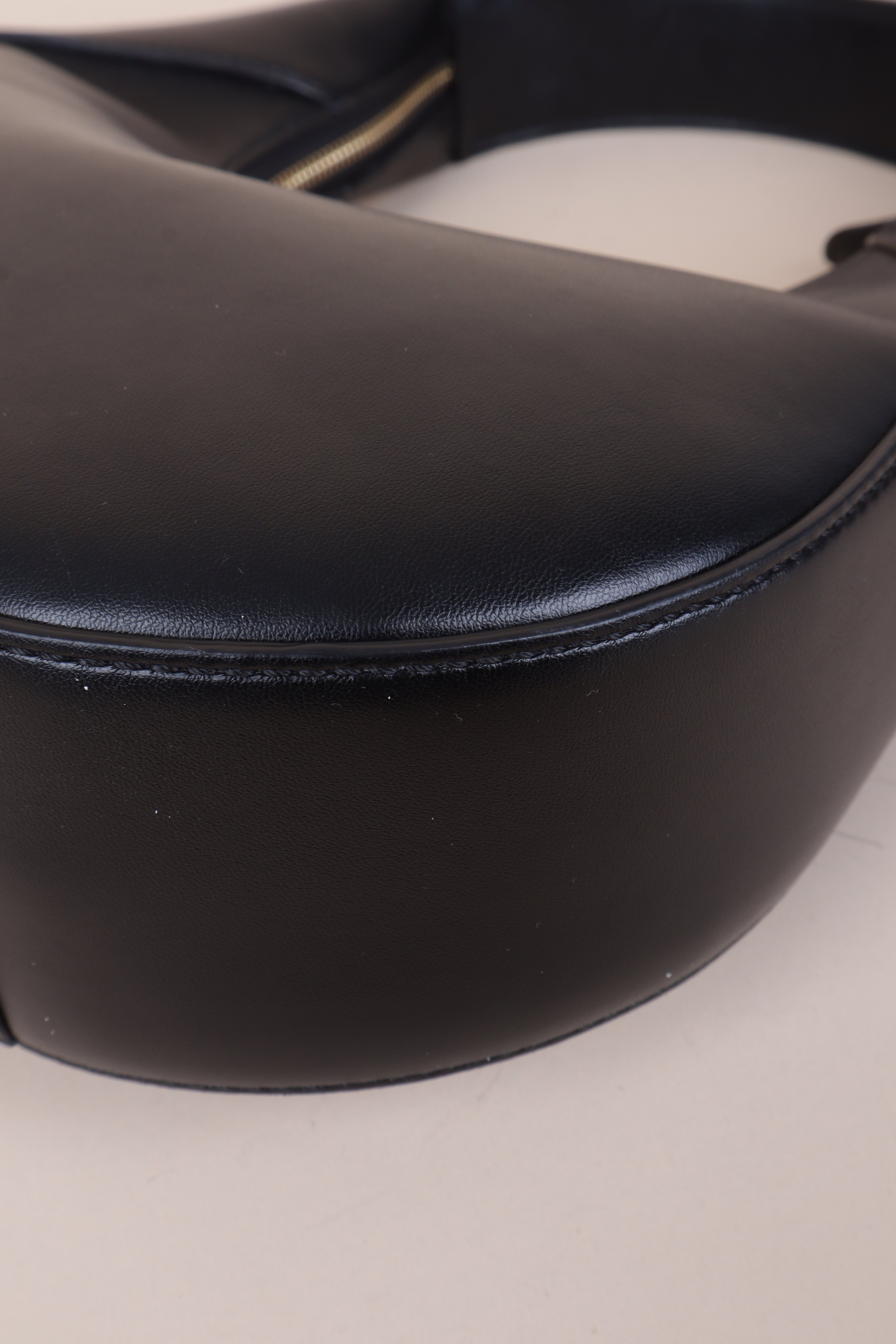 Stella Mccartney black HOPO LOGO-shoulder bag-Stella Mccartney-The Closet Egypt