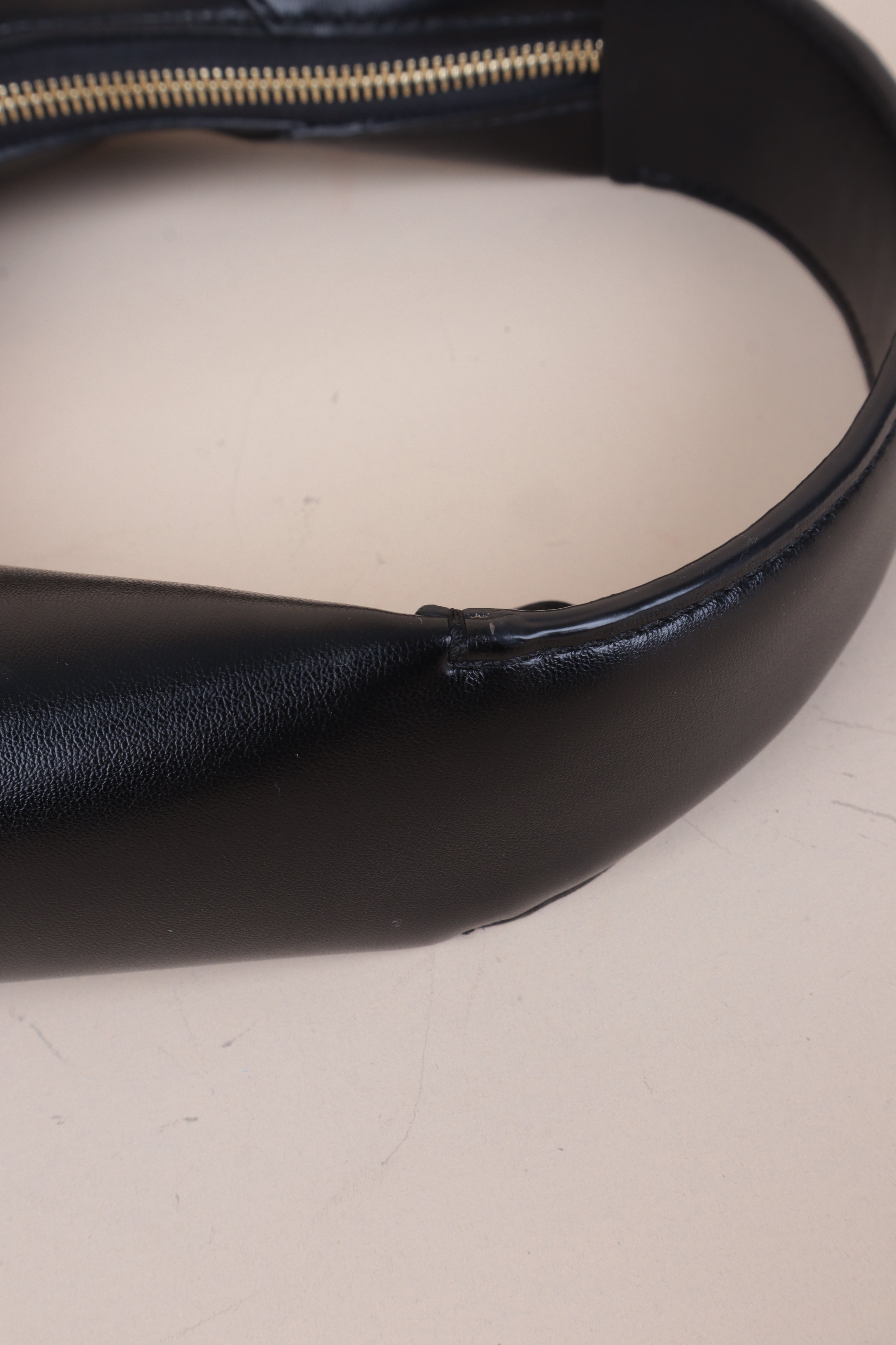 Stella Mccartney black HOPO LOGO-shoulder bag-Stella Mccartney-The Closet Egypt