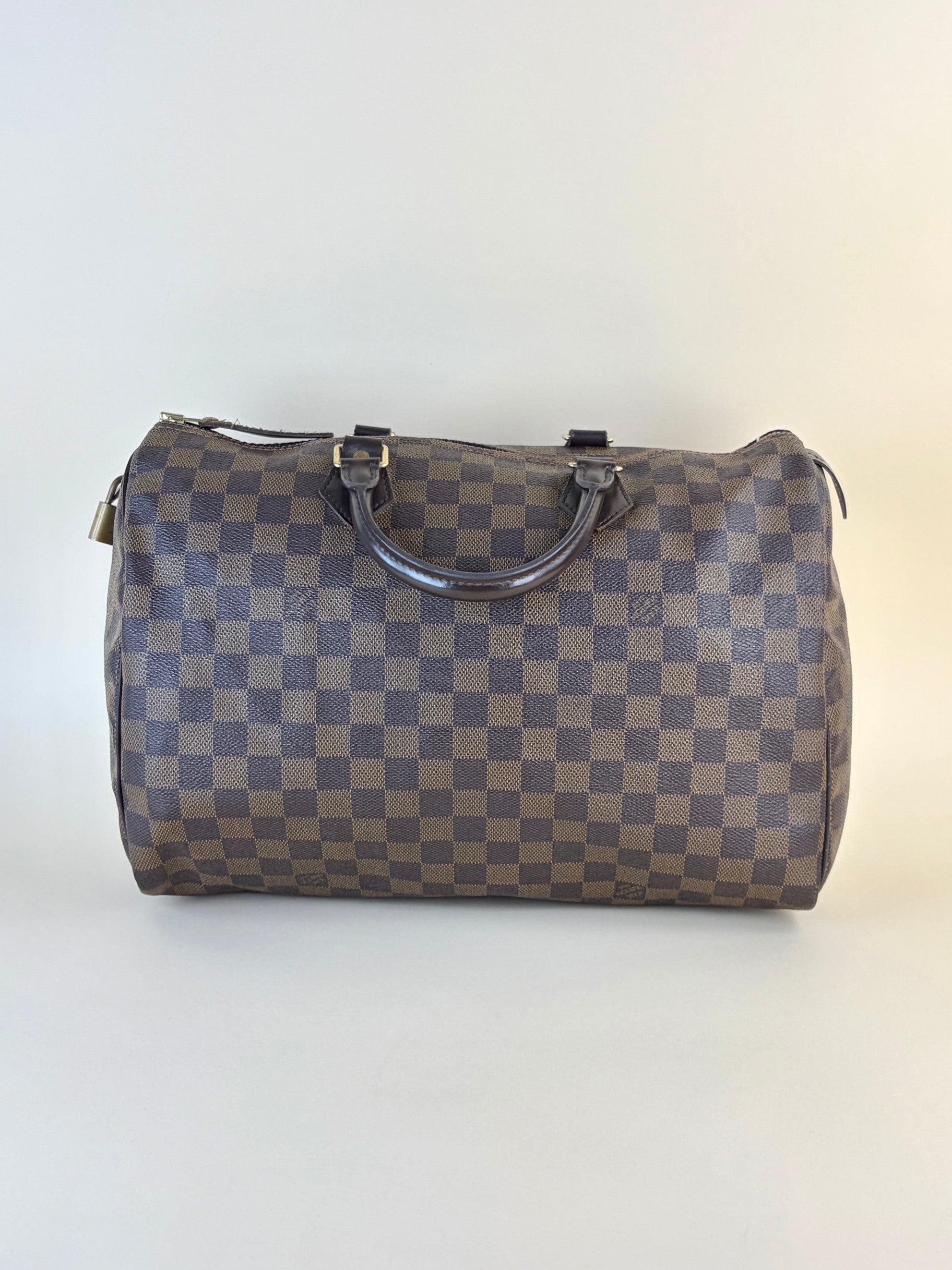 Louis Vuitton Damier Speedy Ebene canvas 35 Bag