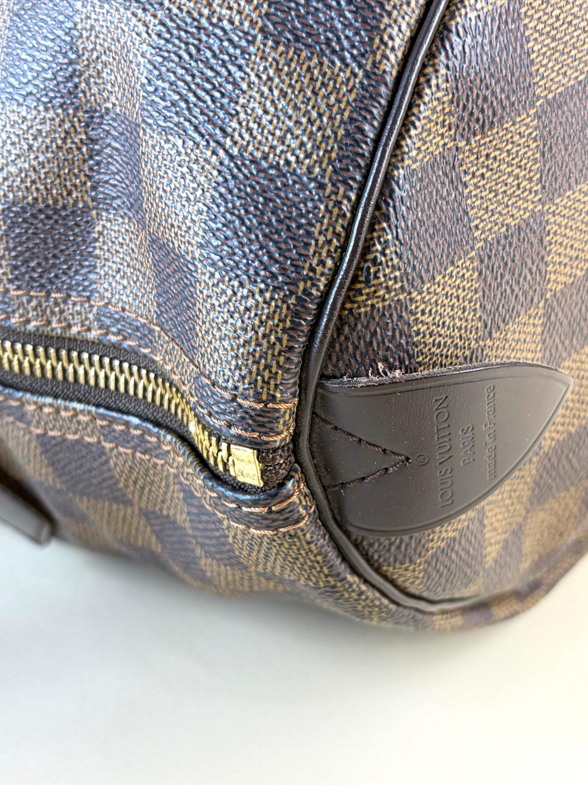 Louis Vuitton Damier Speedy Ebene canvas 35 Bag