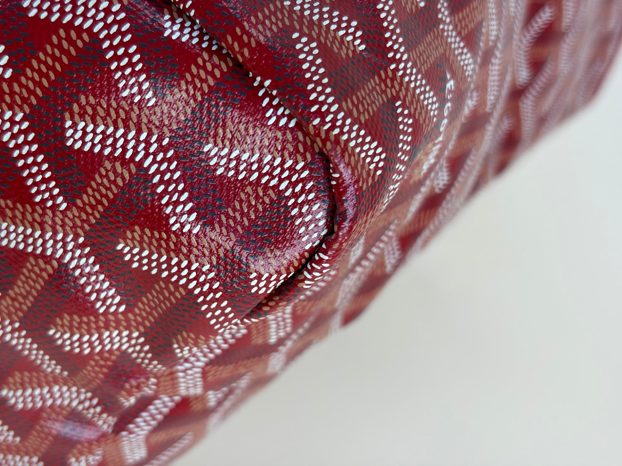 Goyard Red Goyardine Saint Louis PM Tote Bag