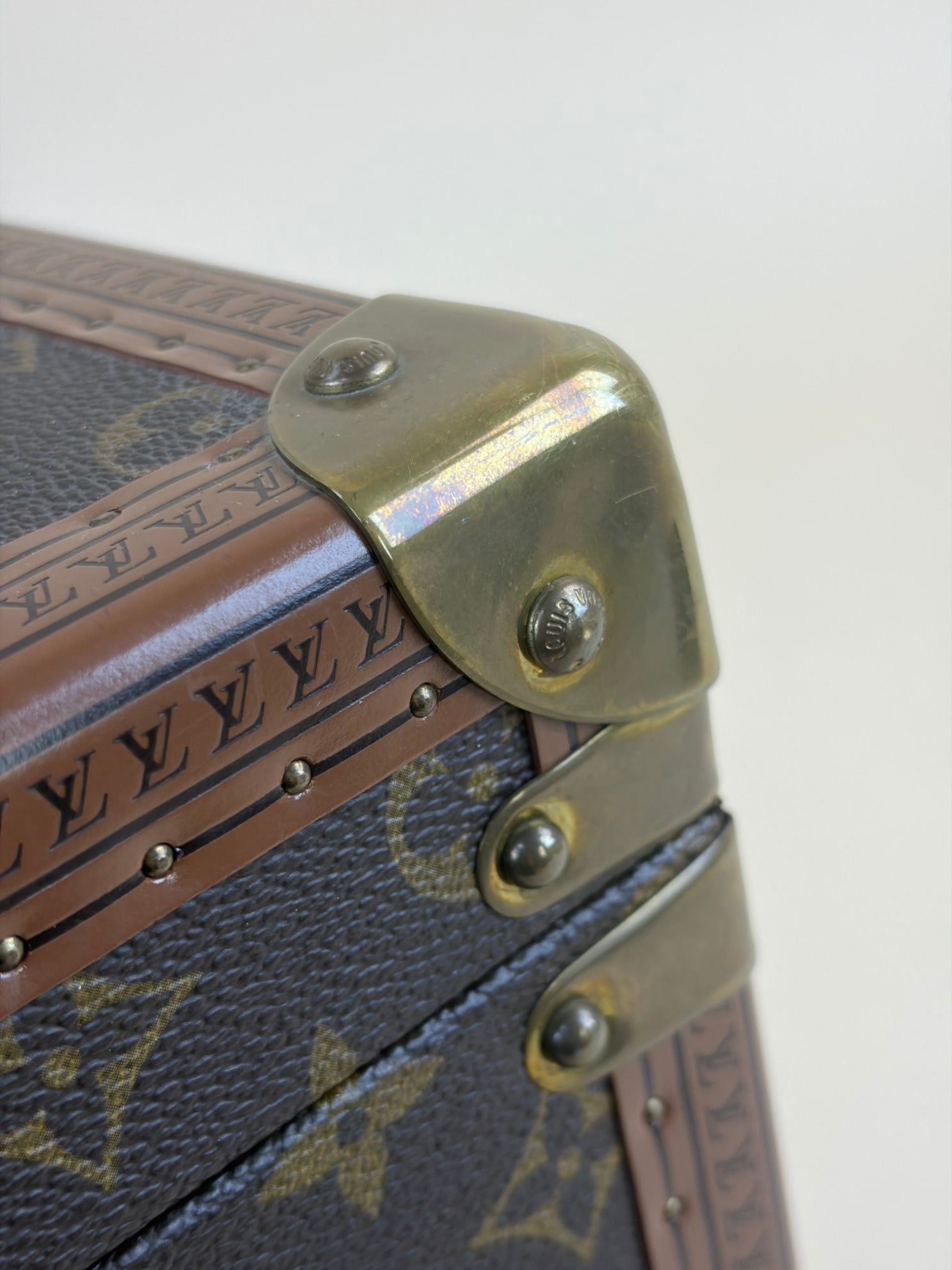 Louis Vuitton Monogram boite flacons beauty train trunk case