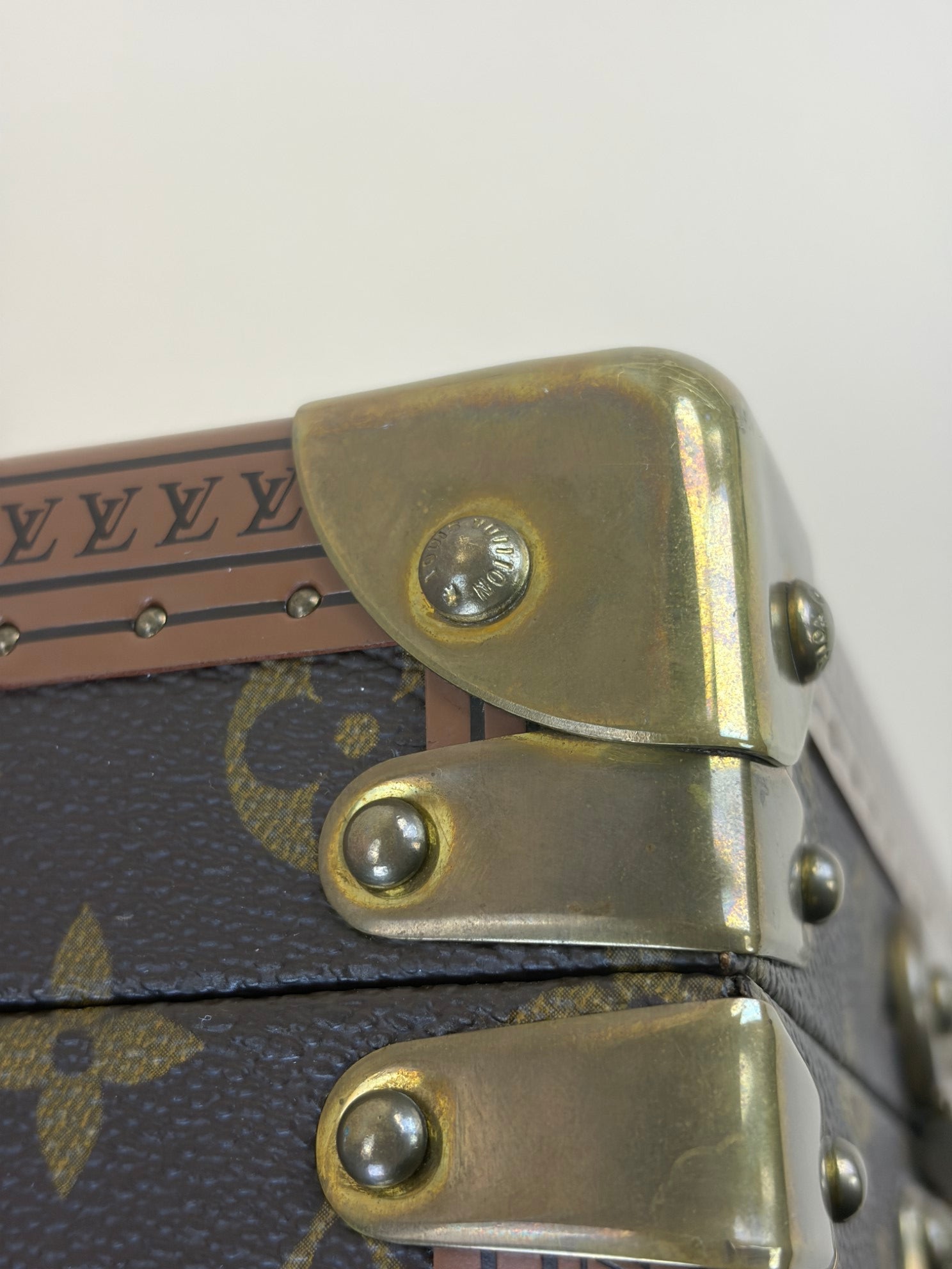 Louis Vuitton Monogram boite flacons beauty train trunk case