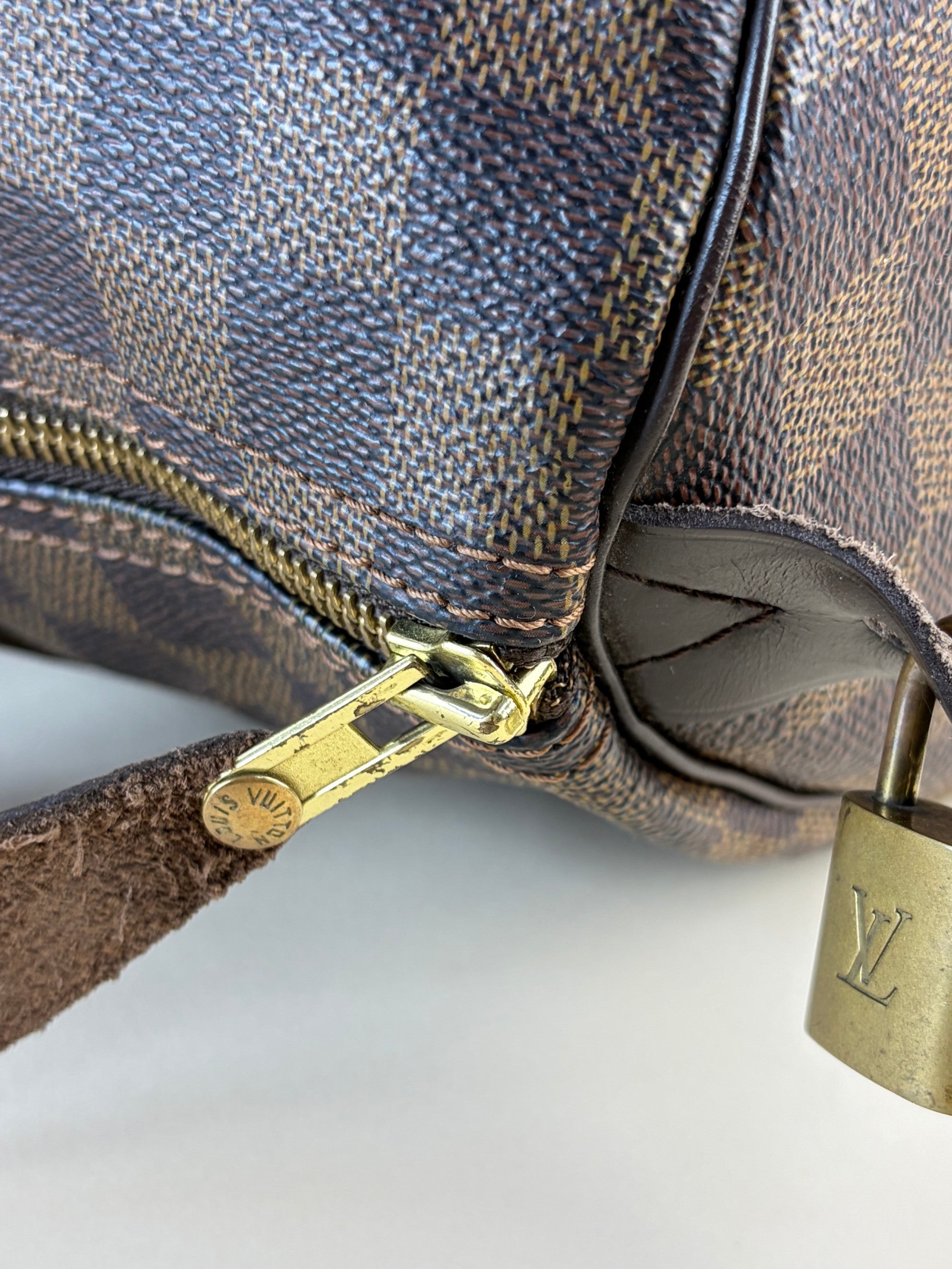 Louis Vuitton Damier Speedy Ebene canvas 35 Bag