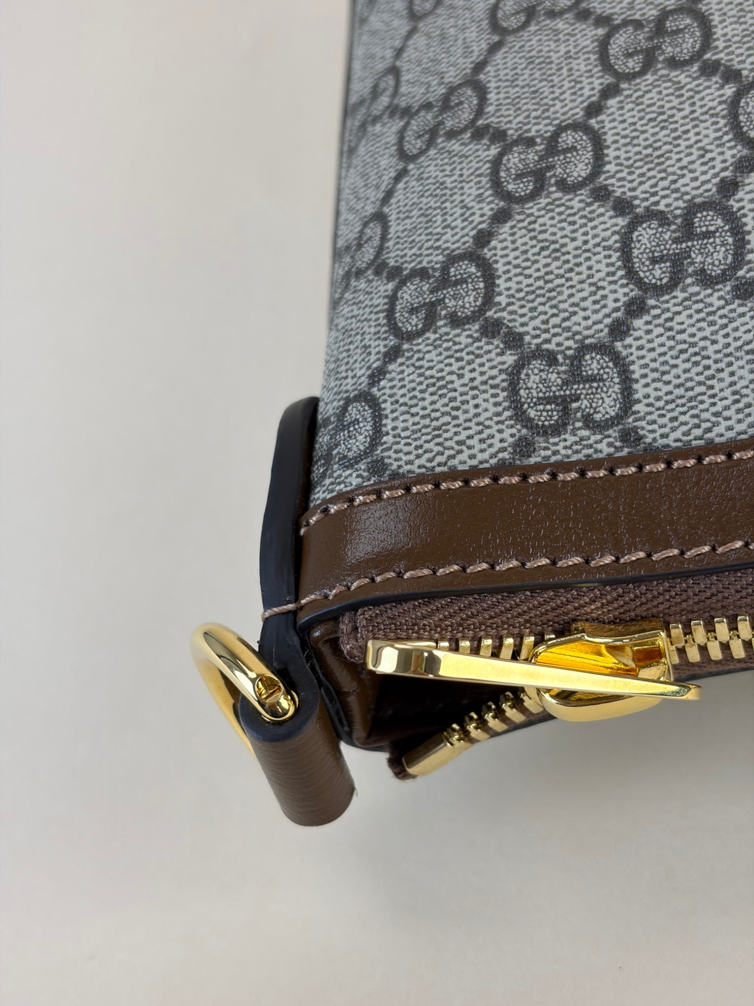 GUCCI supreme messenger bag with interlocking G