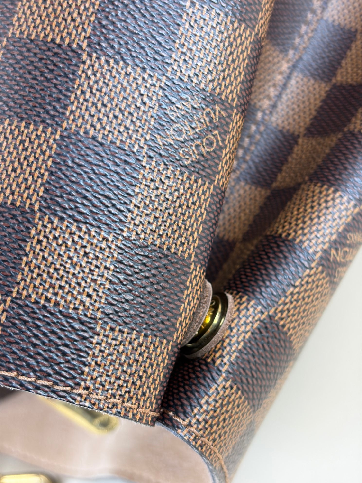 LOUIS VUITTON Kensington damier Ebene tote bag