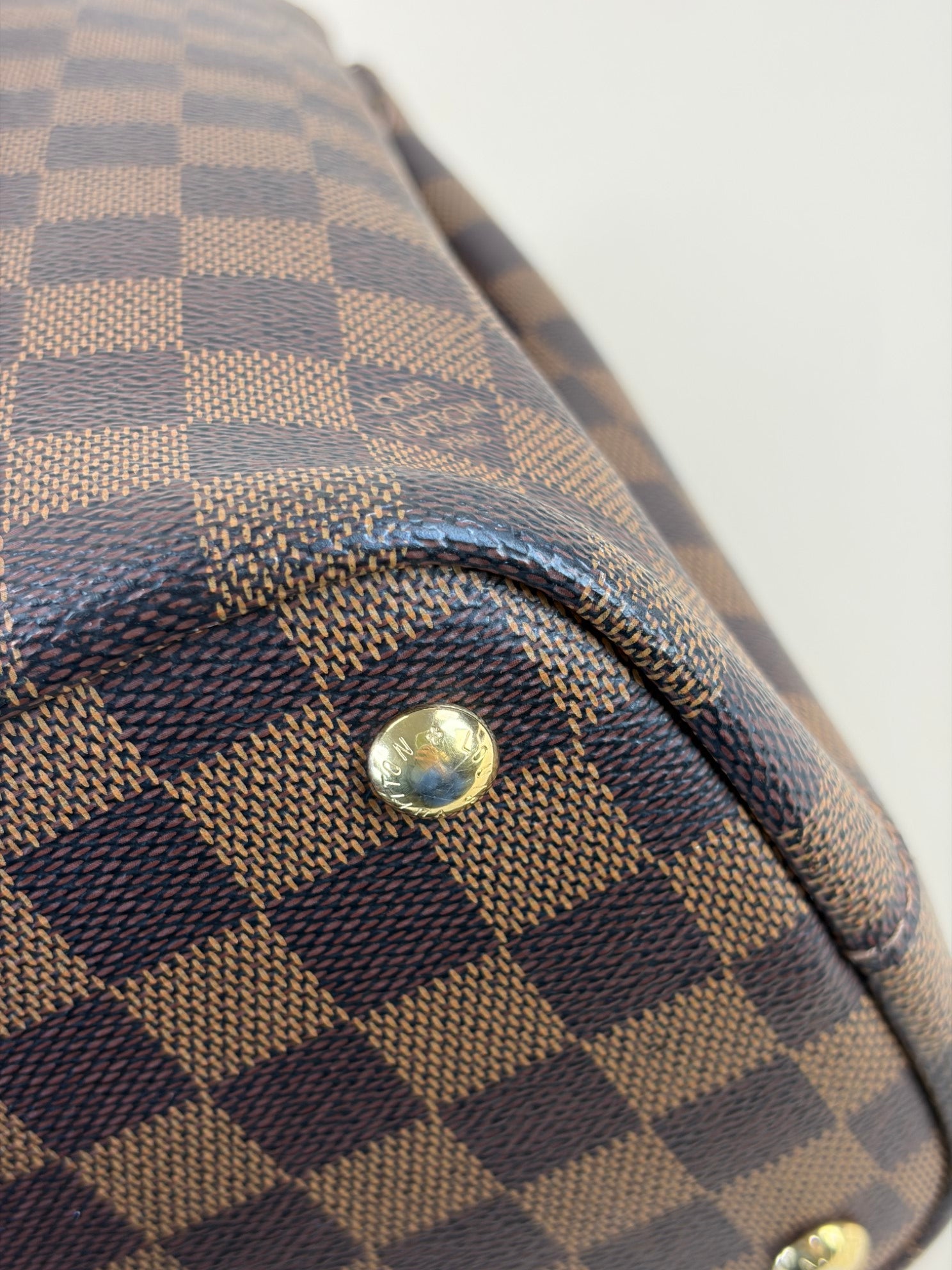 LOUIS VUITTON Kensington damier Ebene tote bag