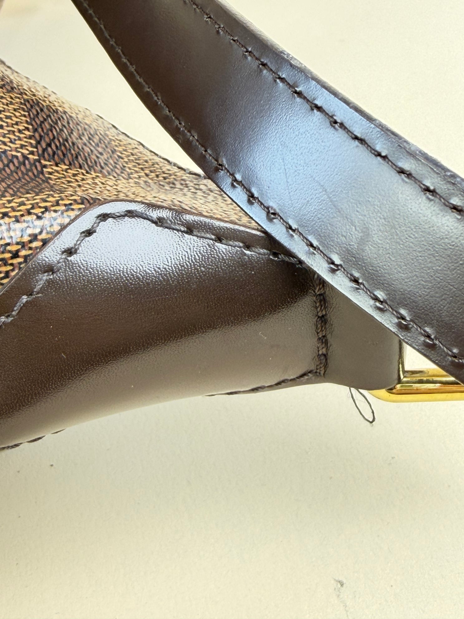 Louis Vuitton Damier Ebene Bloomsbury PM Crossbody Bag