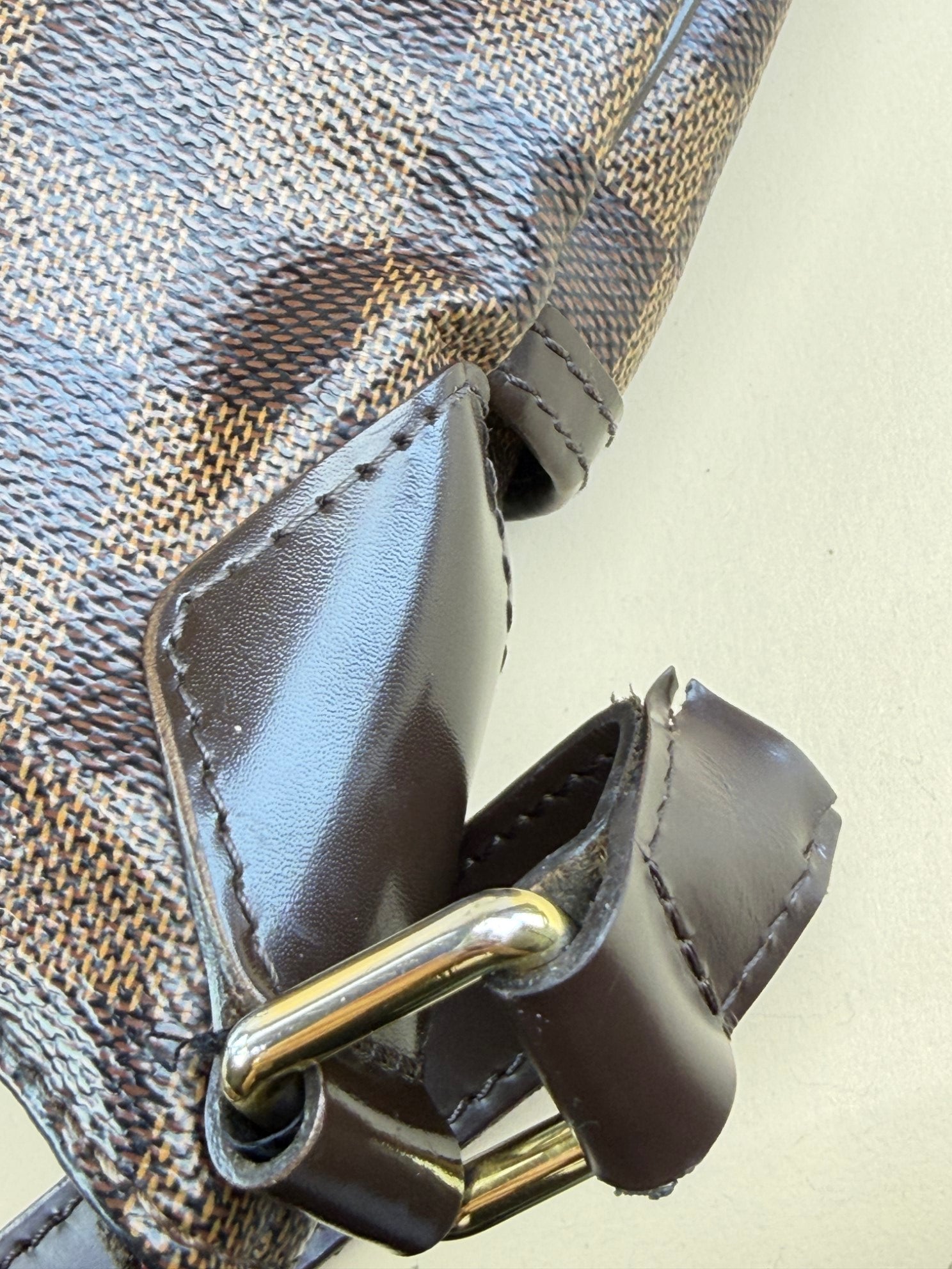 Louis Vuitton Damier Ebene Bloomsbury PM Crossbody Bag