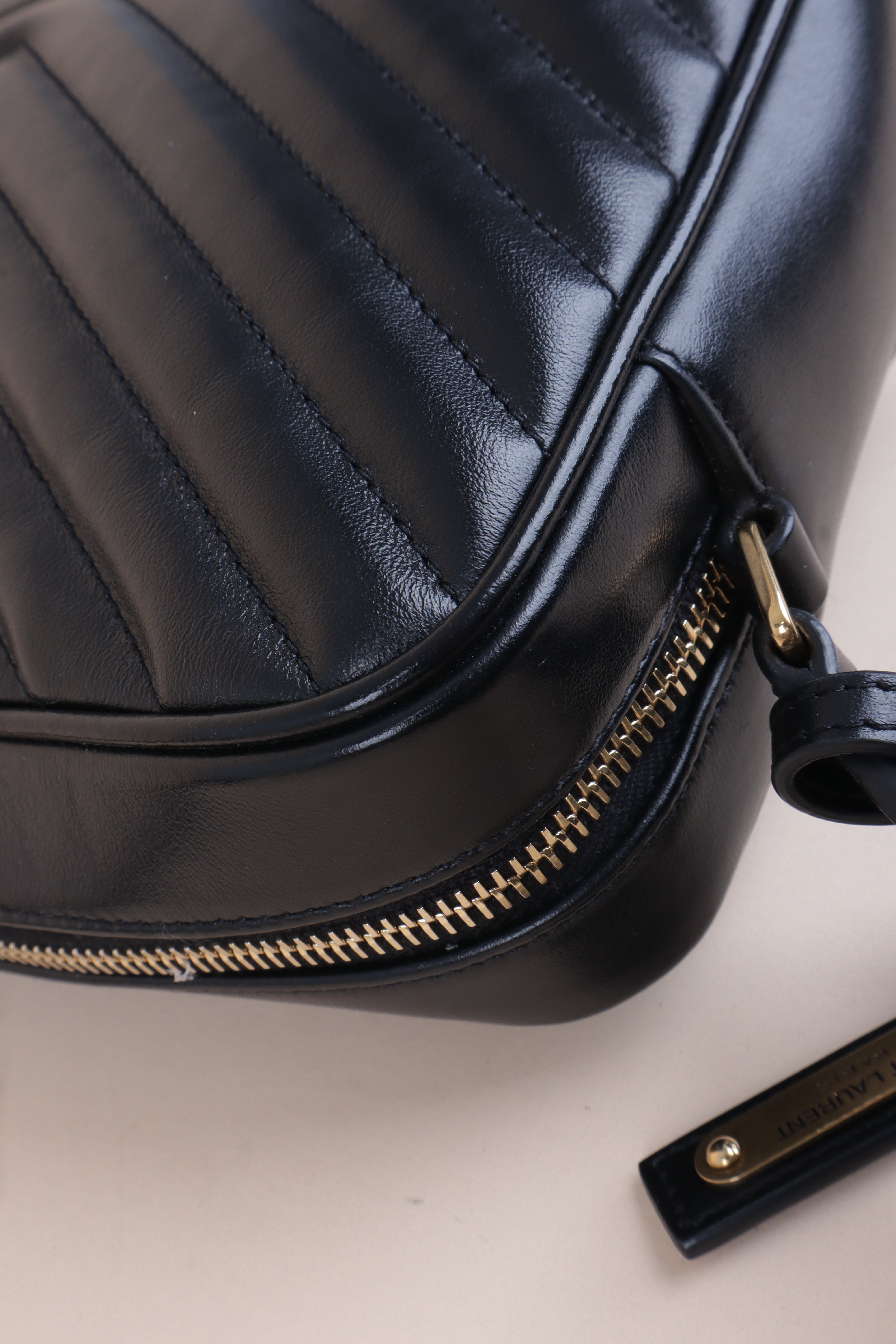 YSL BLACK LOU CAMERA BAG