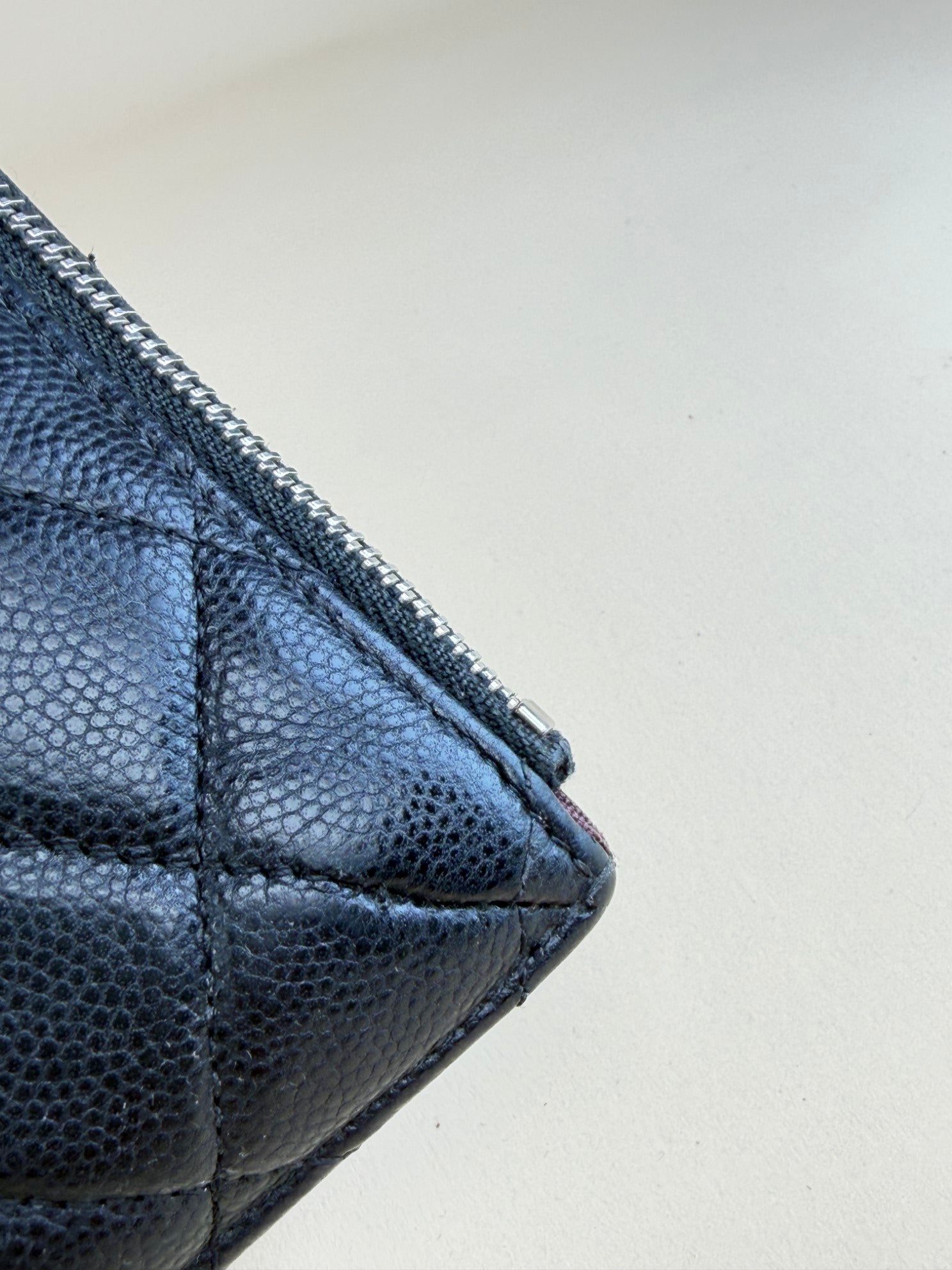 Chanel Black Classic Flap Pouch Wallet