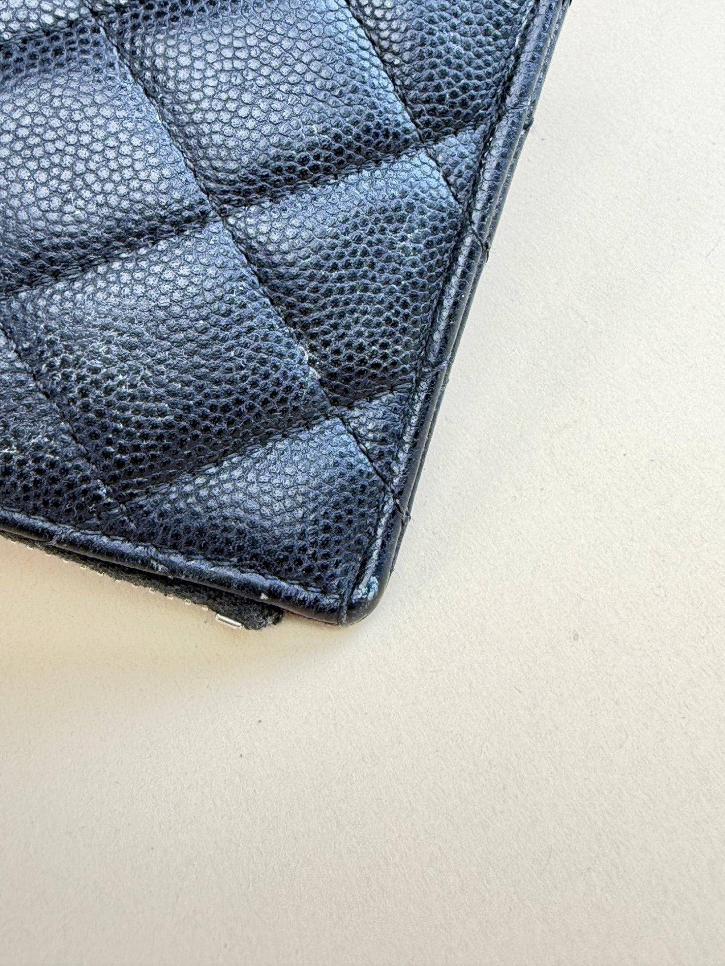 Chanel Black Classic Flap Pouch Wallet