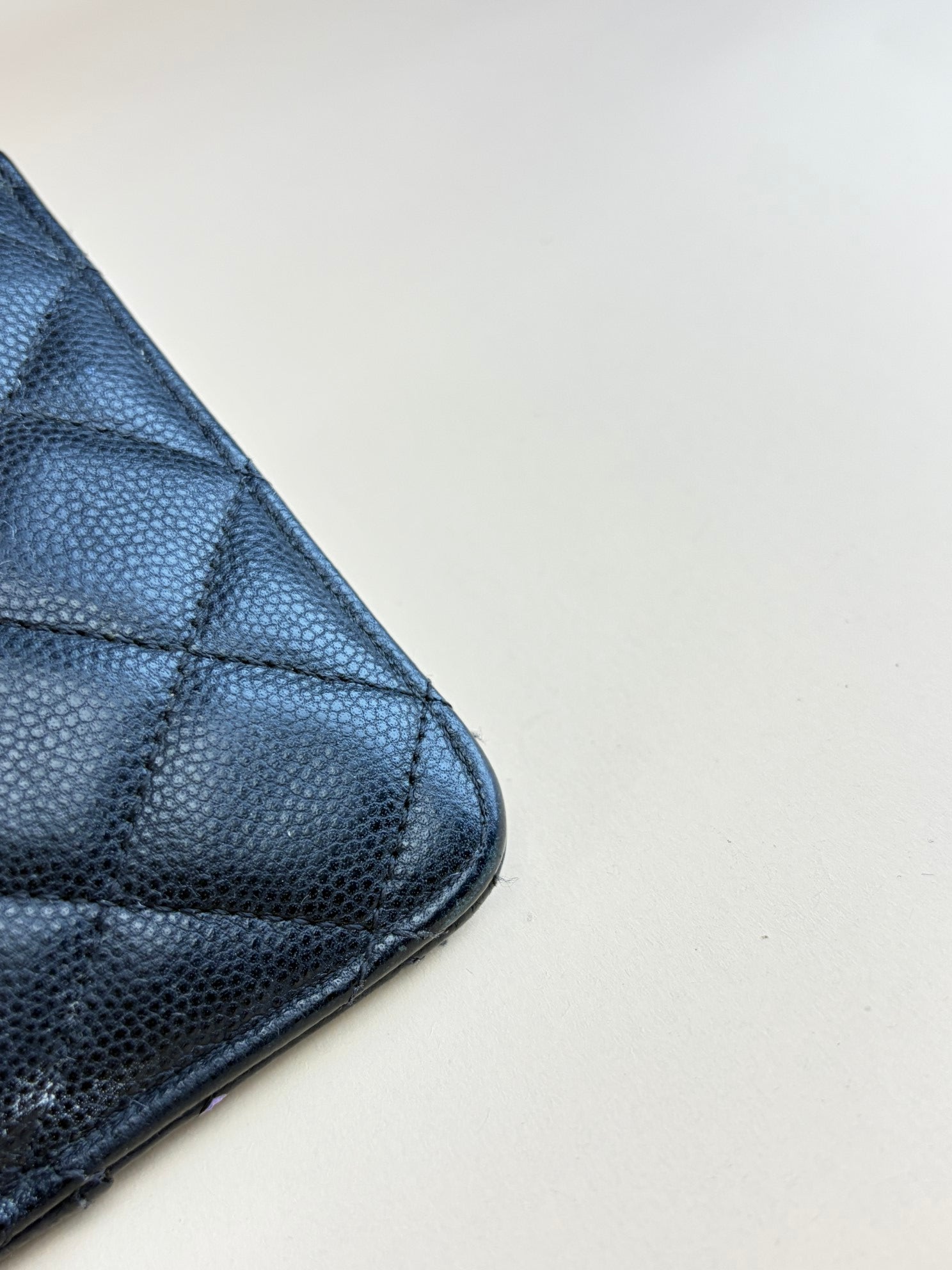 Chanel Black Classic Flap Pouch Wallet