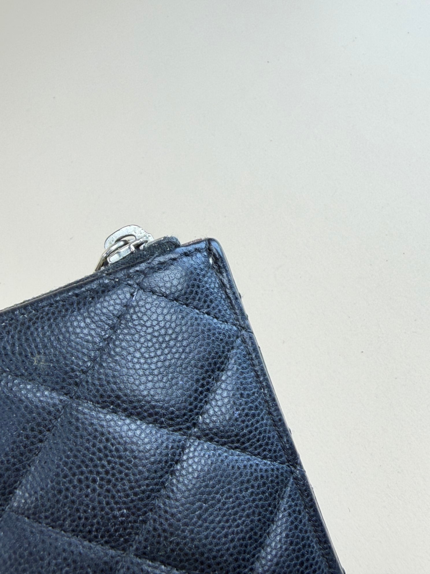 Chanel Black Classic Flap Pouch Wallet