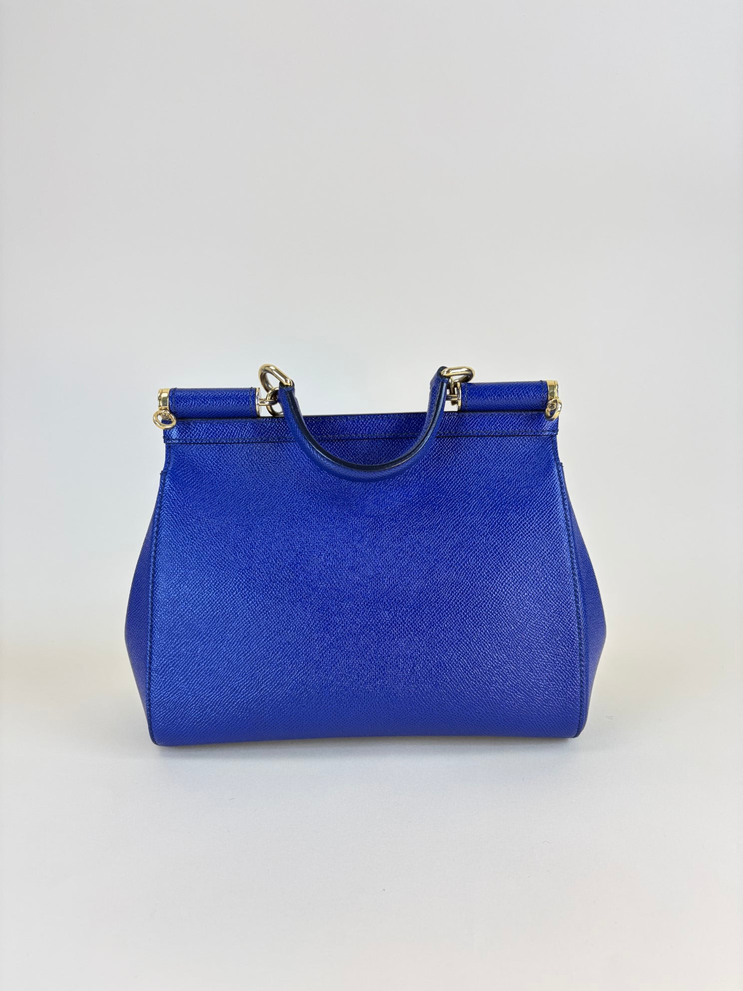 Dolce & Gabbana blue Sicily Dauphine large Bag