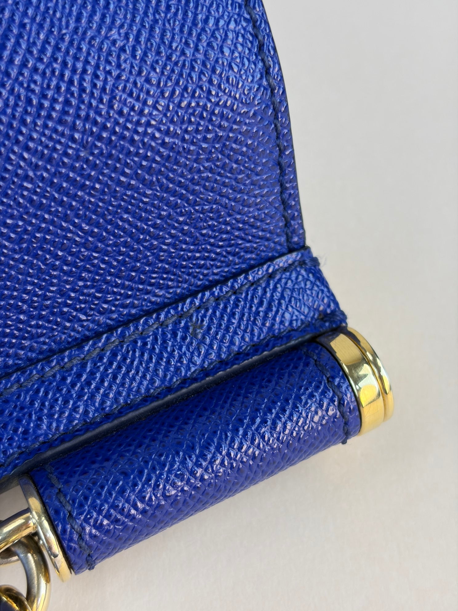 Dolce & Gabbana blue Sicily Dauphine large Bag