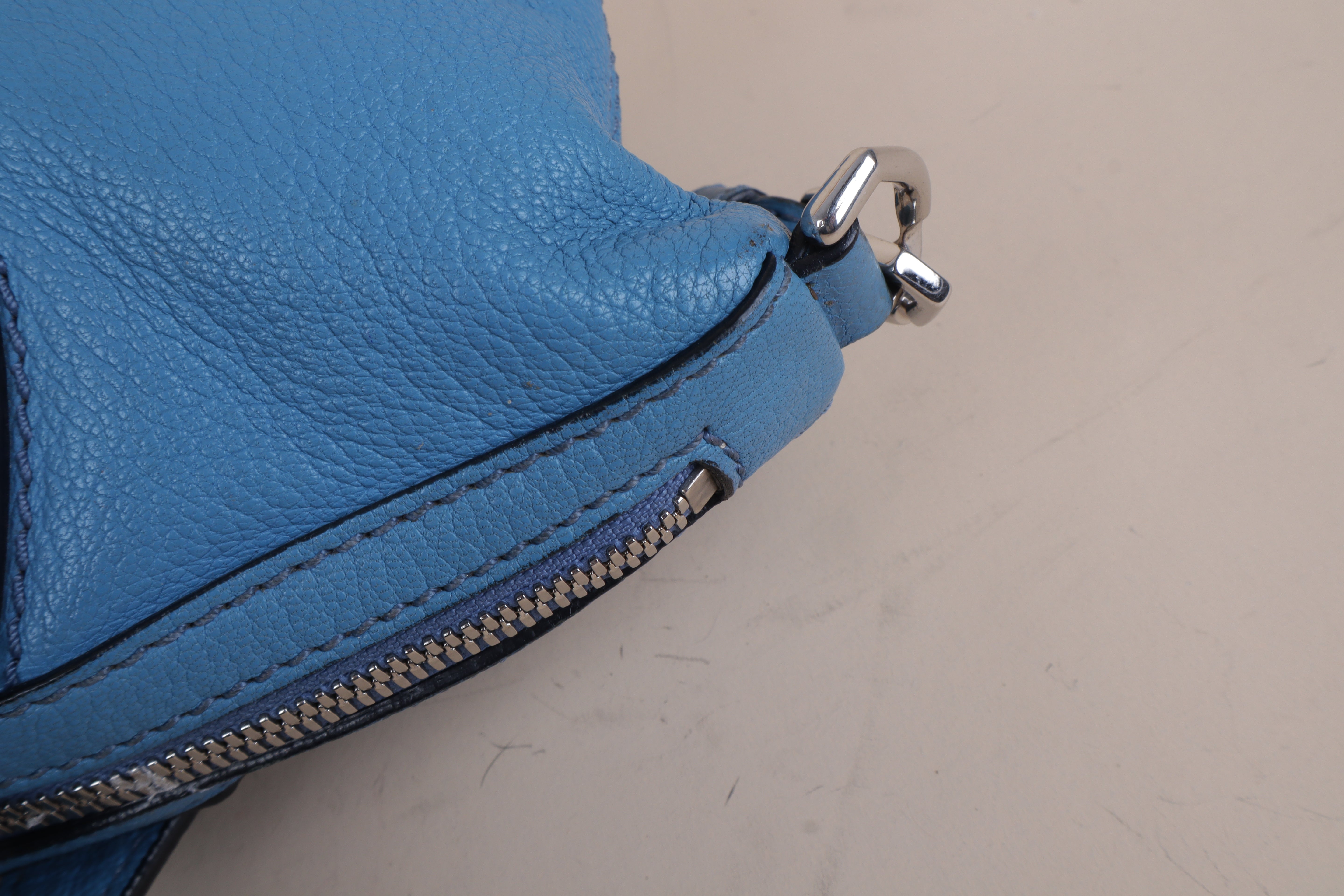 Givenchy Blue Leather Small Nightingale Bag