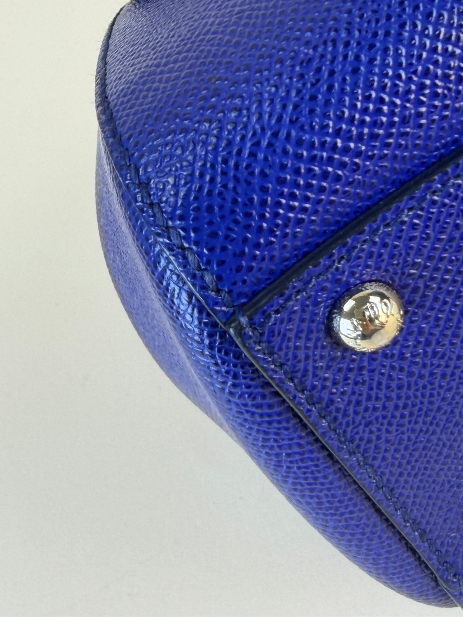 Dolce & Gabbana blue Sicily Dauphine large Bag