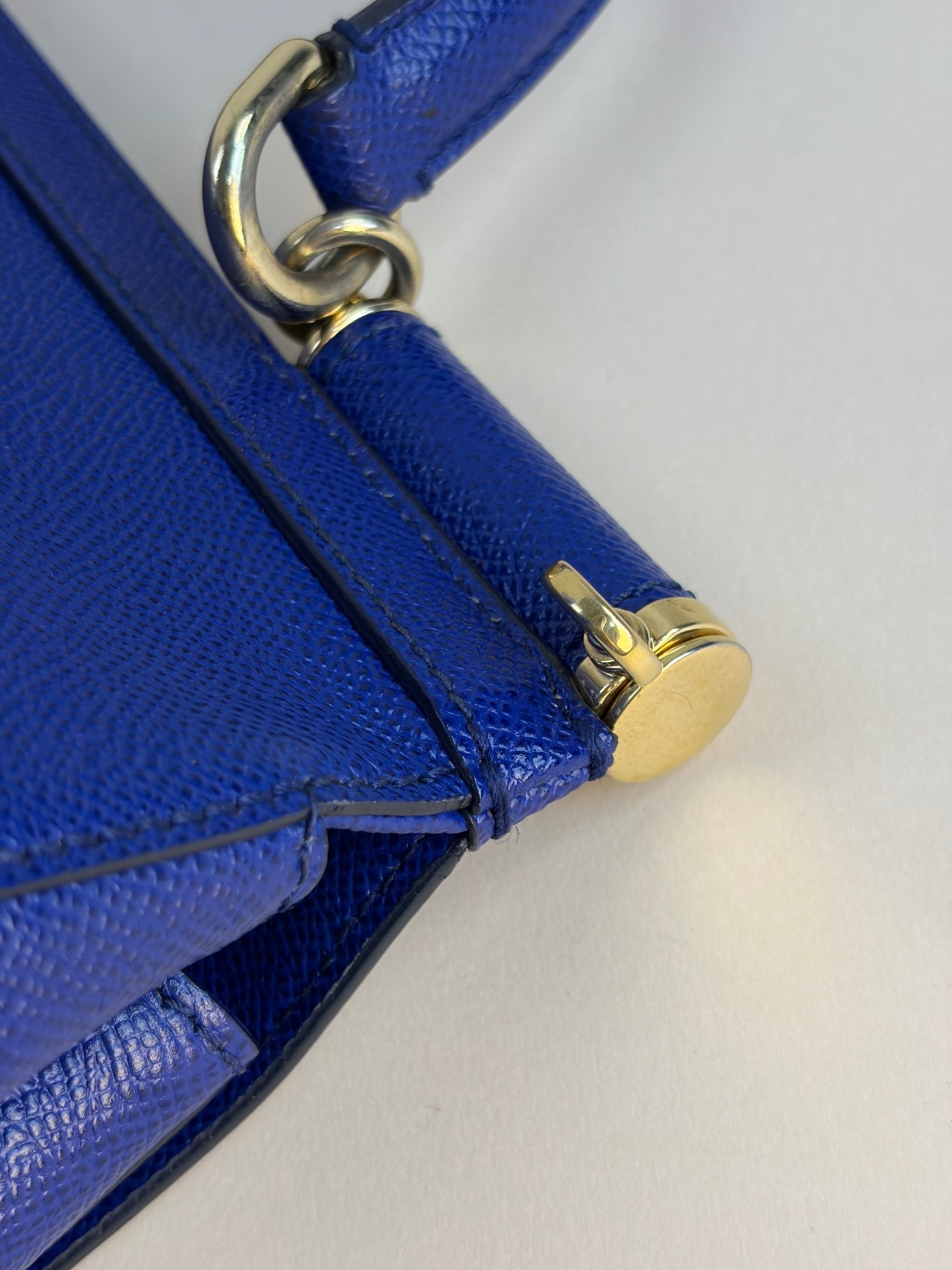 Dolce & Gabbana blue Sicily Dauphine large Bag