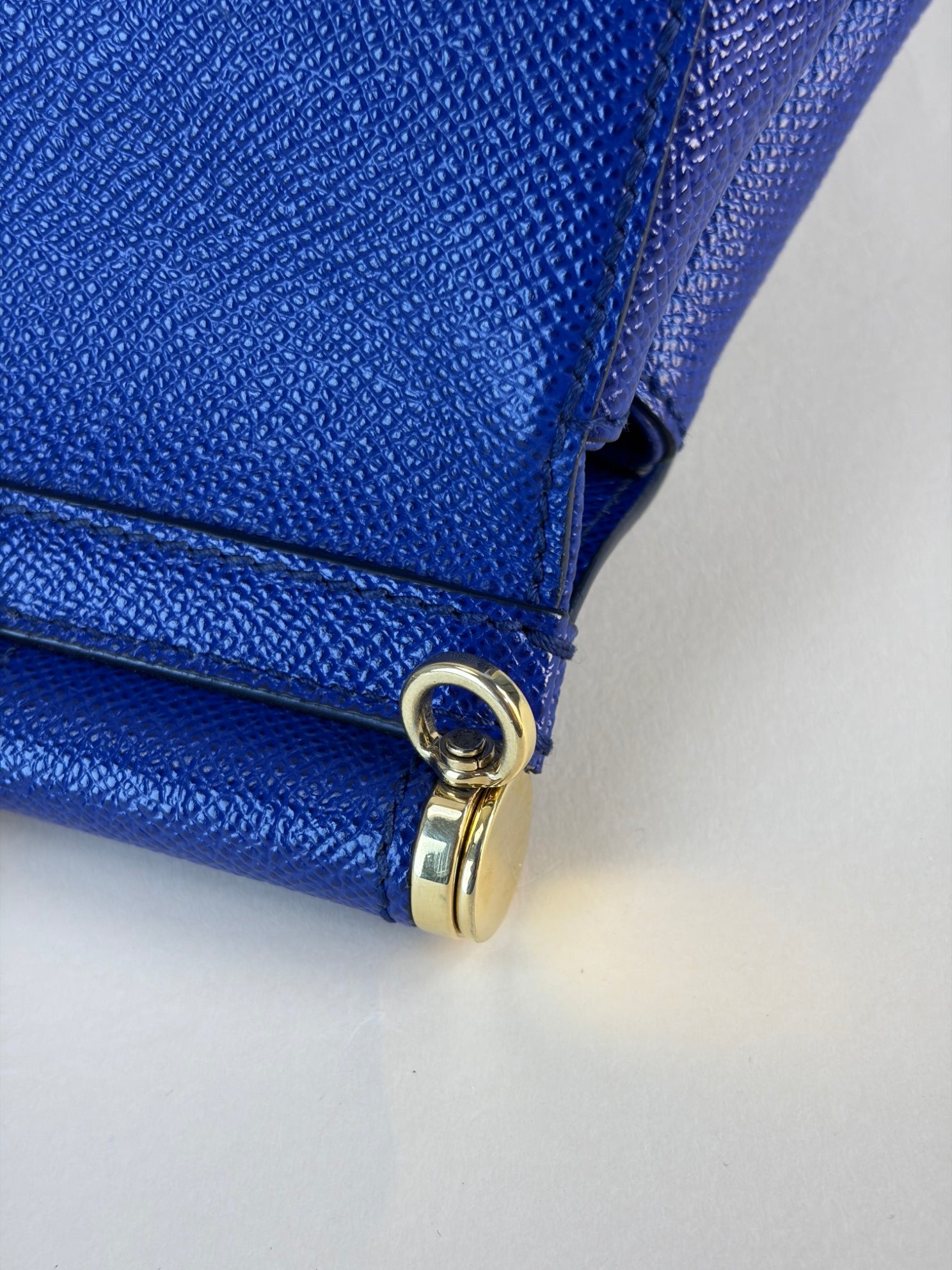 Dolce & Gabbana blue Sicily Dauphine large Bag