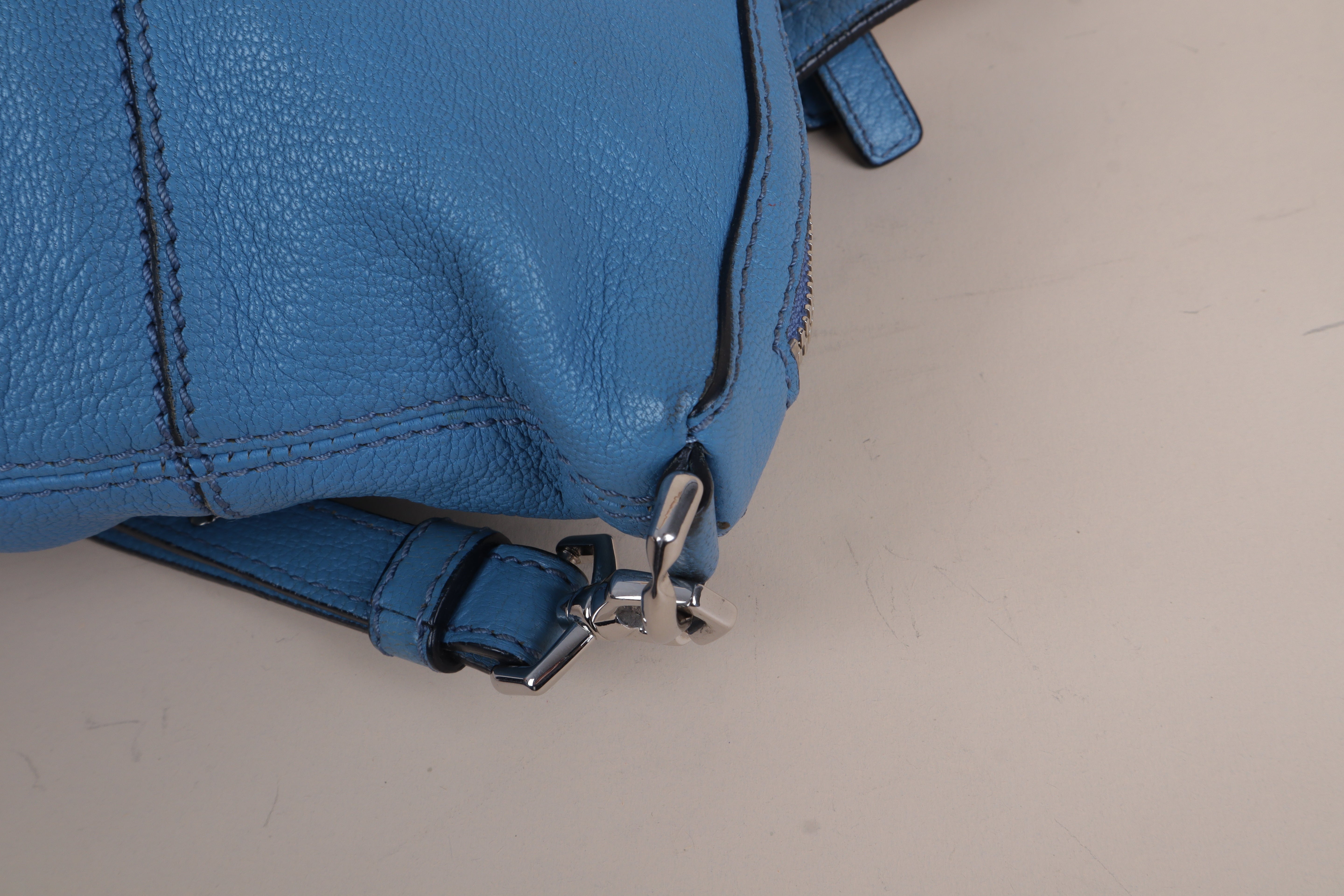 Givenchy Blue Leather Small Nightingale Bag