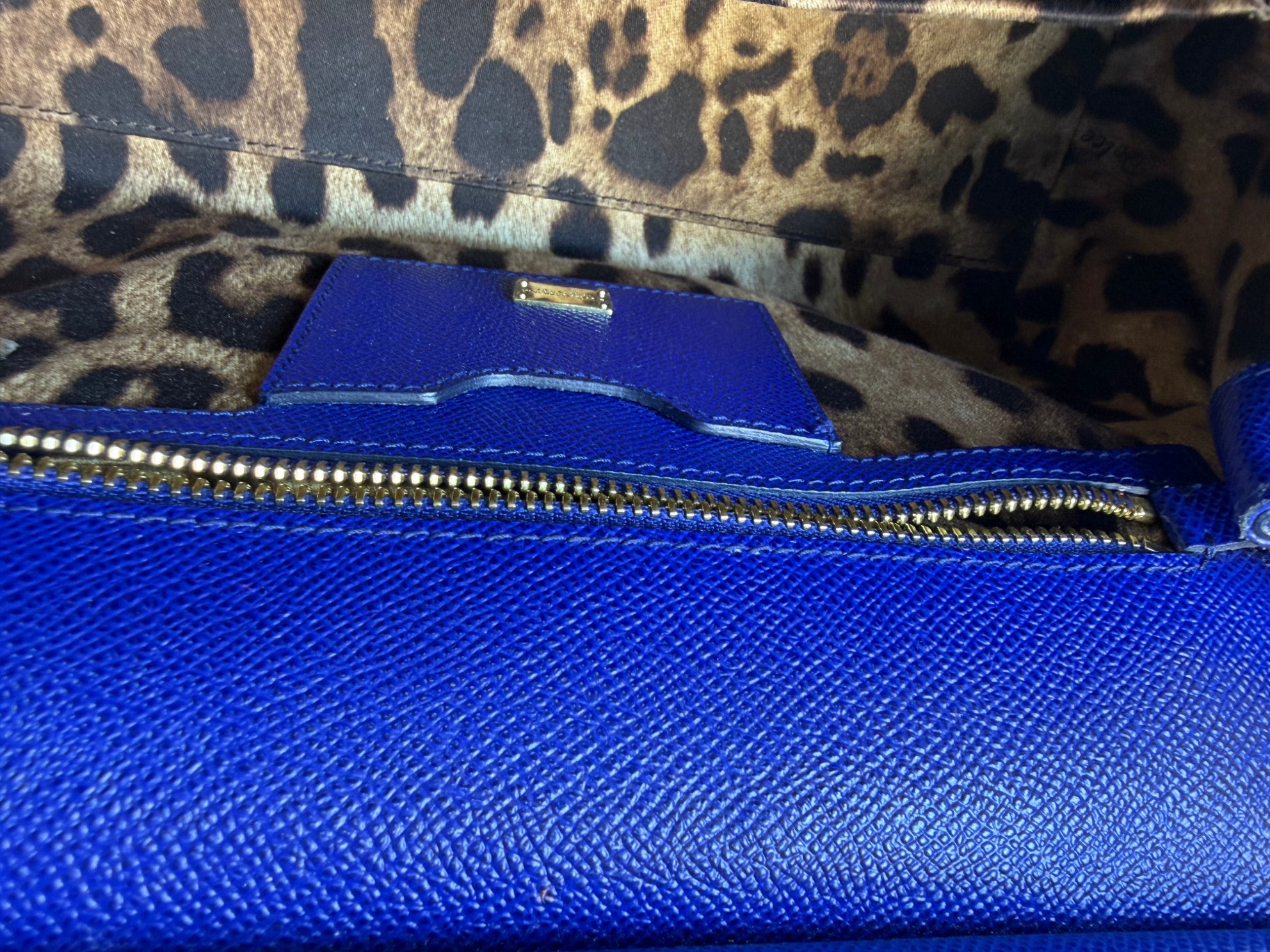 Dolce & Gabbana blue Sicily Dauphine large Bag