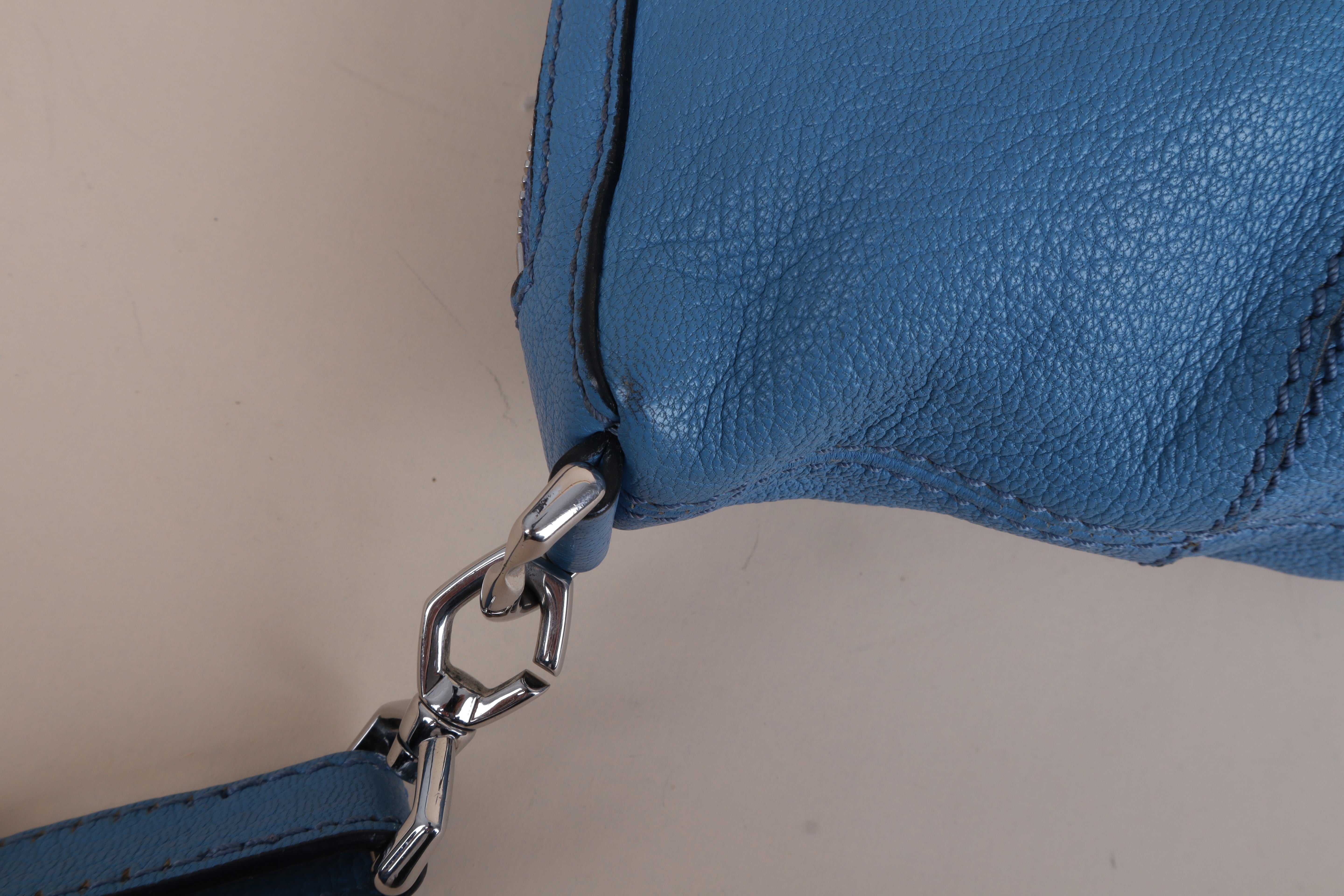 Givenchy Blue Leather Small Nightingale Bag