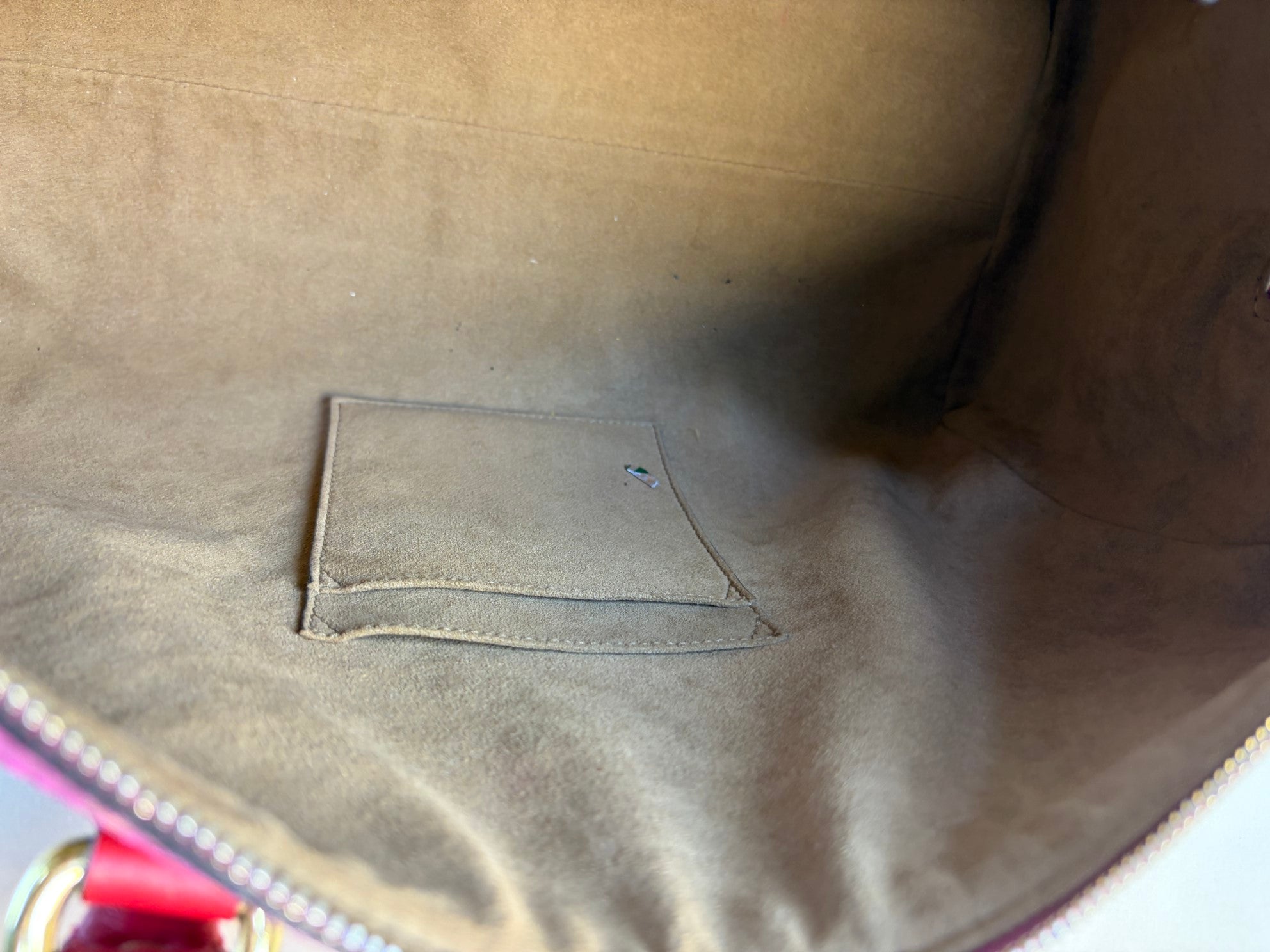 GUCCI beige pink,red,gg coated canvas supreme meduim boston bag