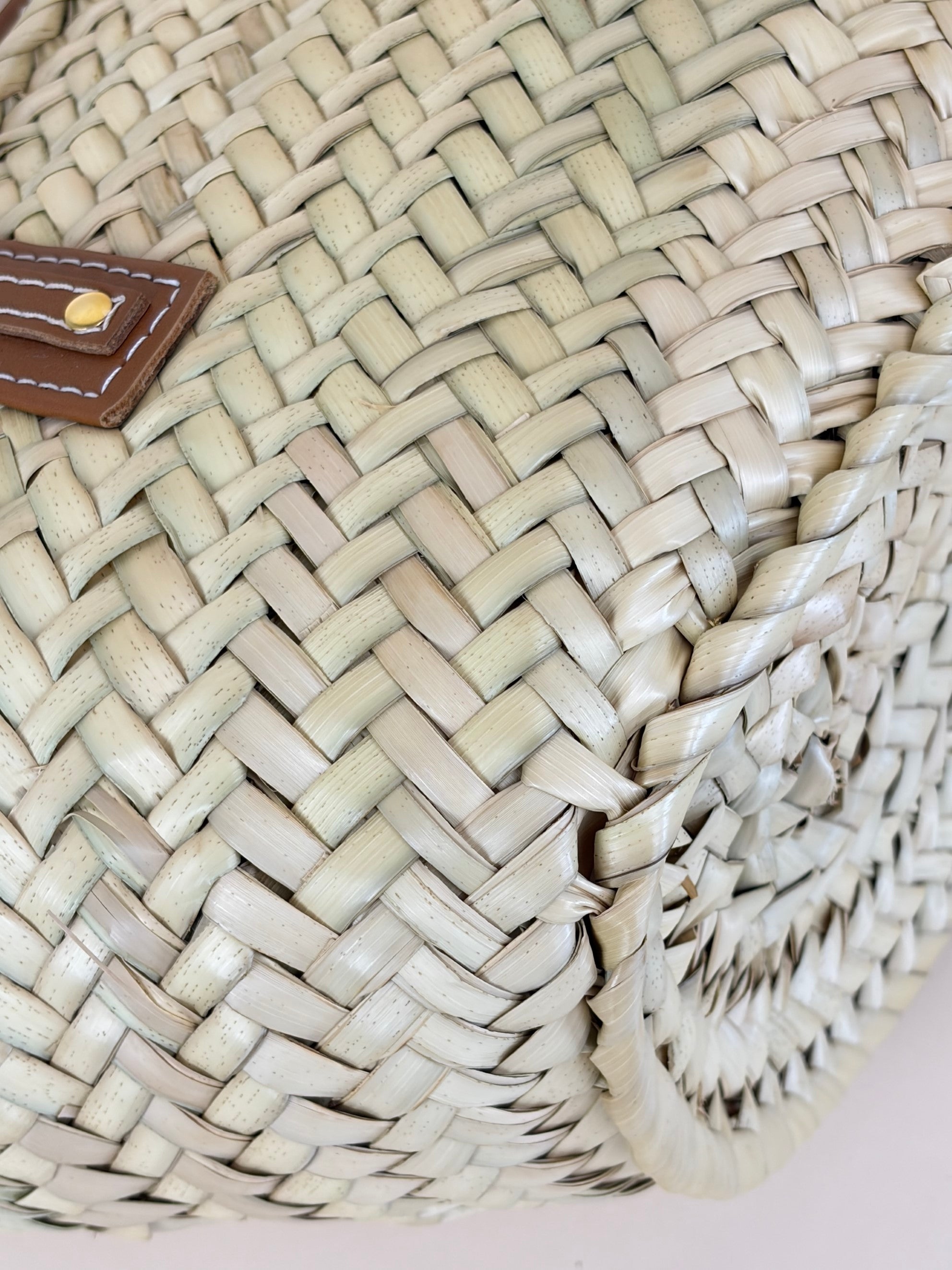 Jacquemus Light Brown The Small Soli Raphia Beach Basket Bag