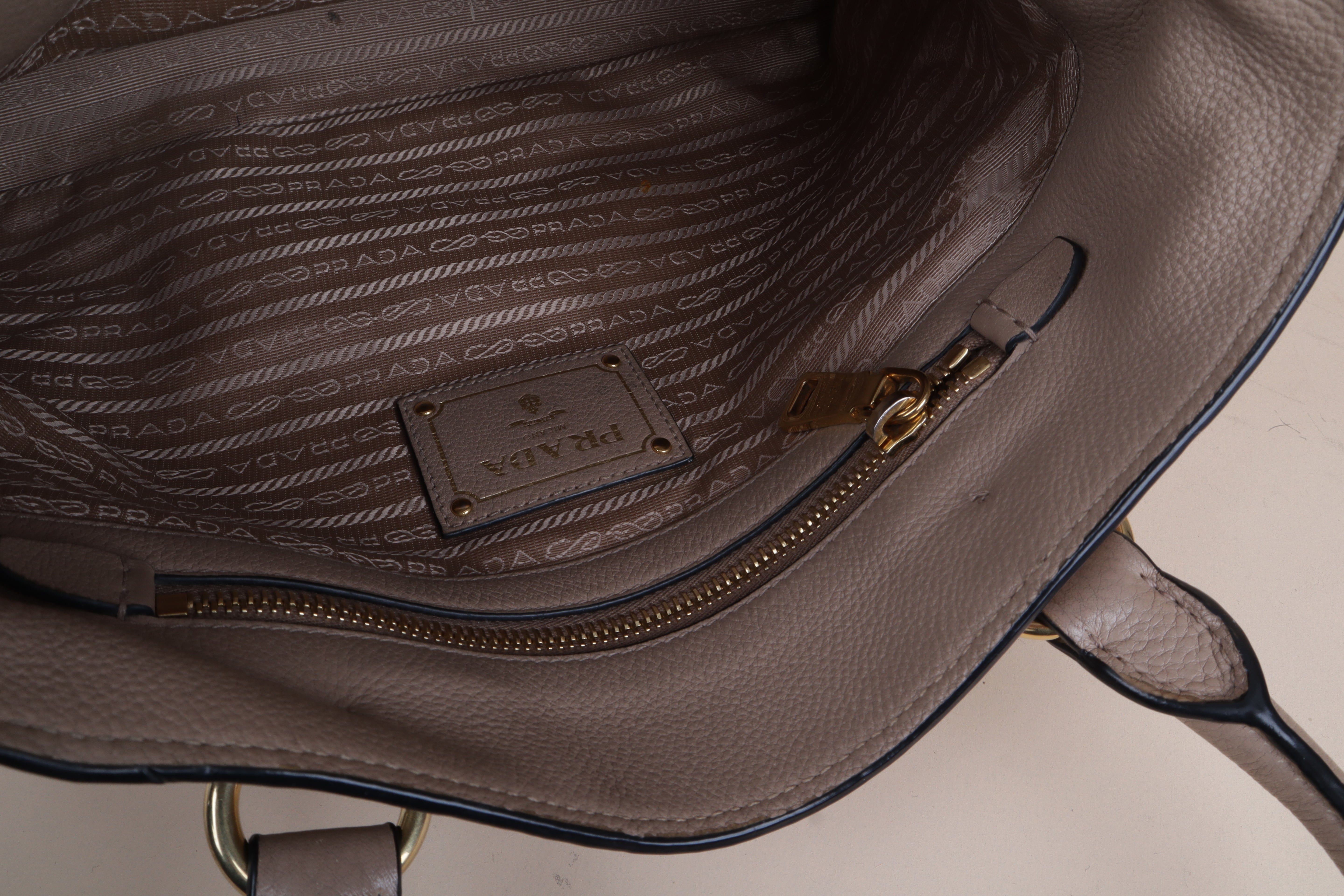 Prada Beige Tote Bag