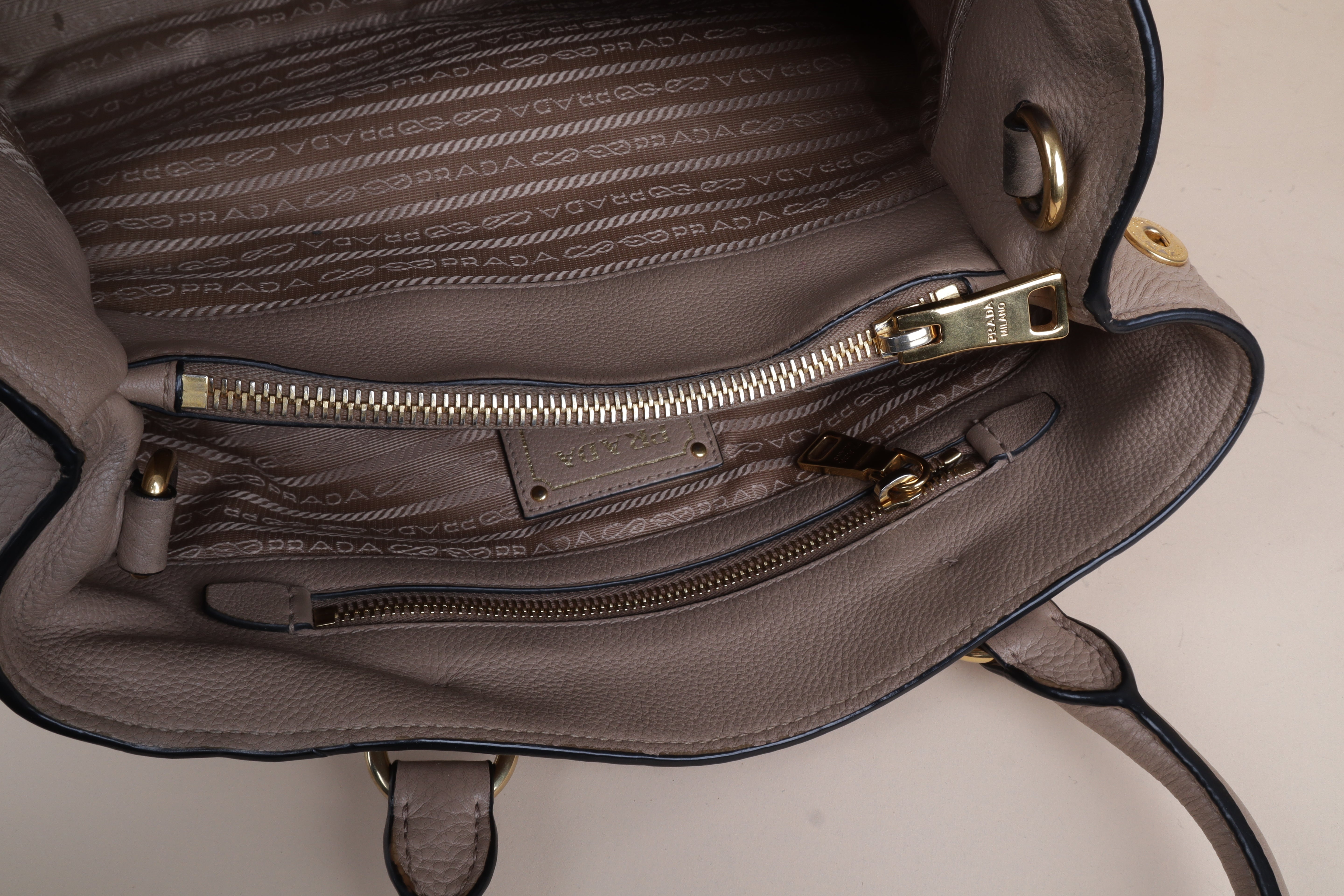 Prada Beige Tote Bag