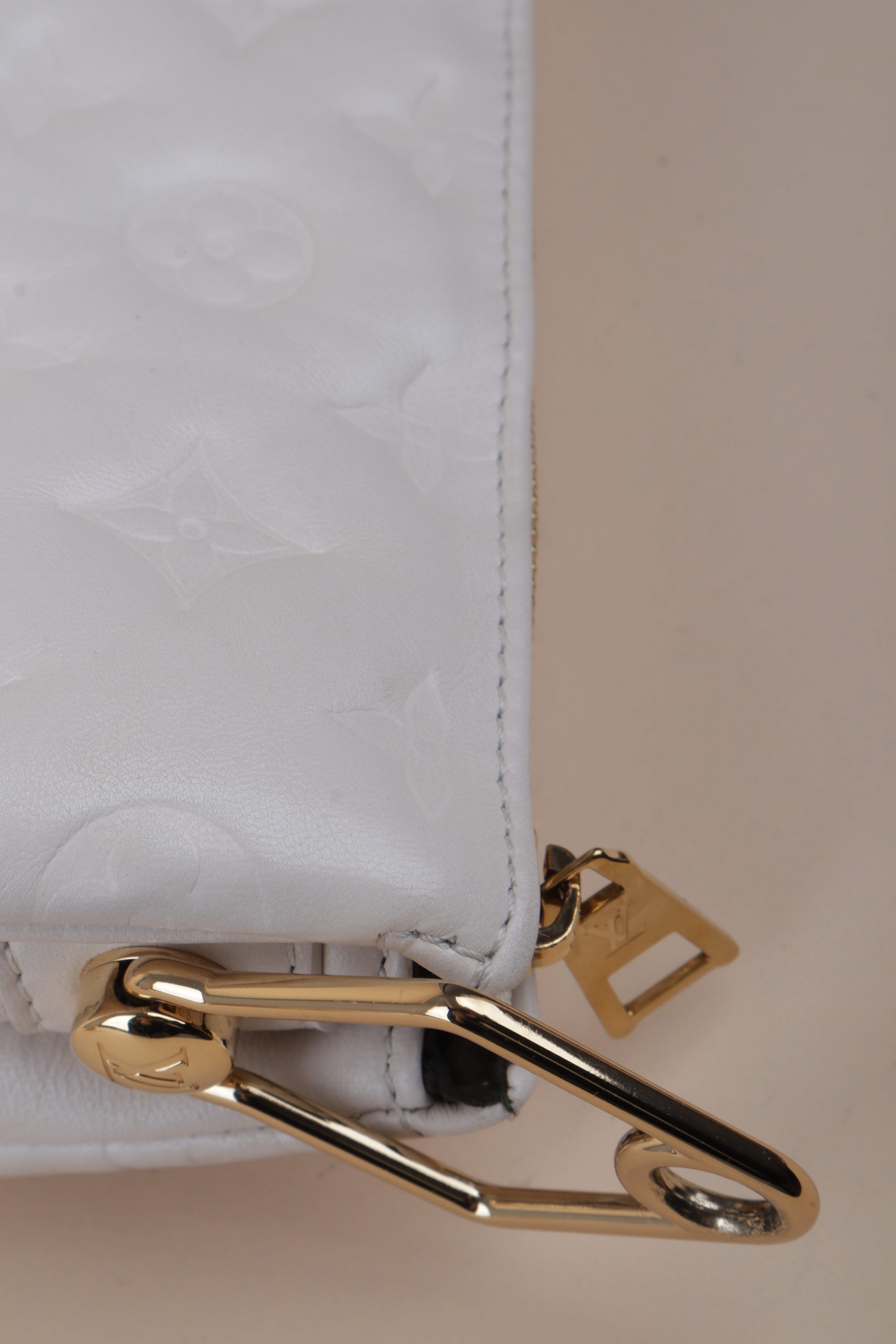Louis Vuitton Monogram Embossed Coussin PM Bag
