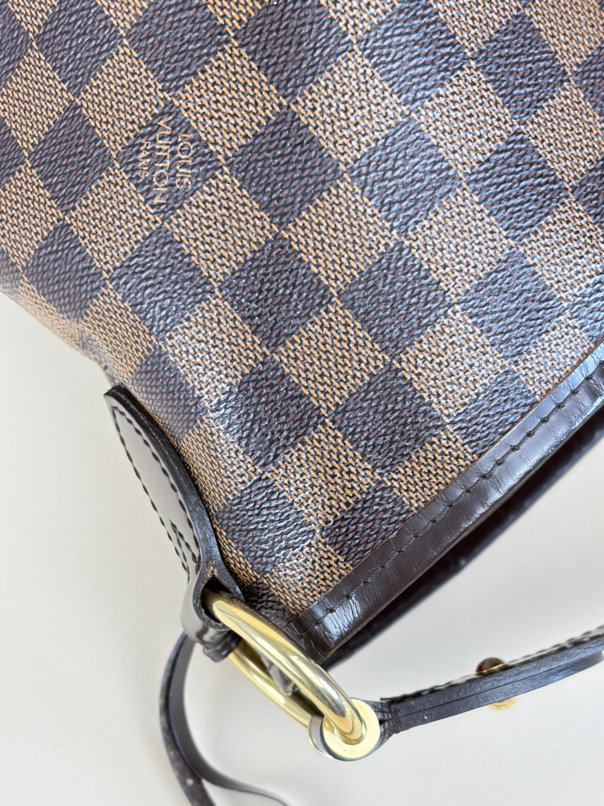 Louis Vuitton Damier Ebene Delightful MM Shoulder Bag