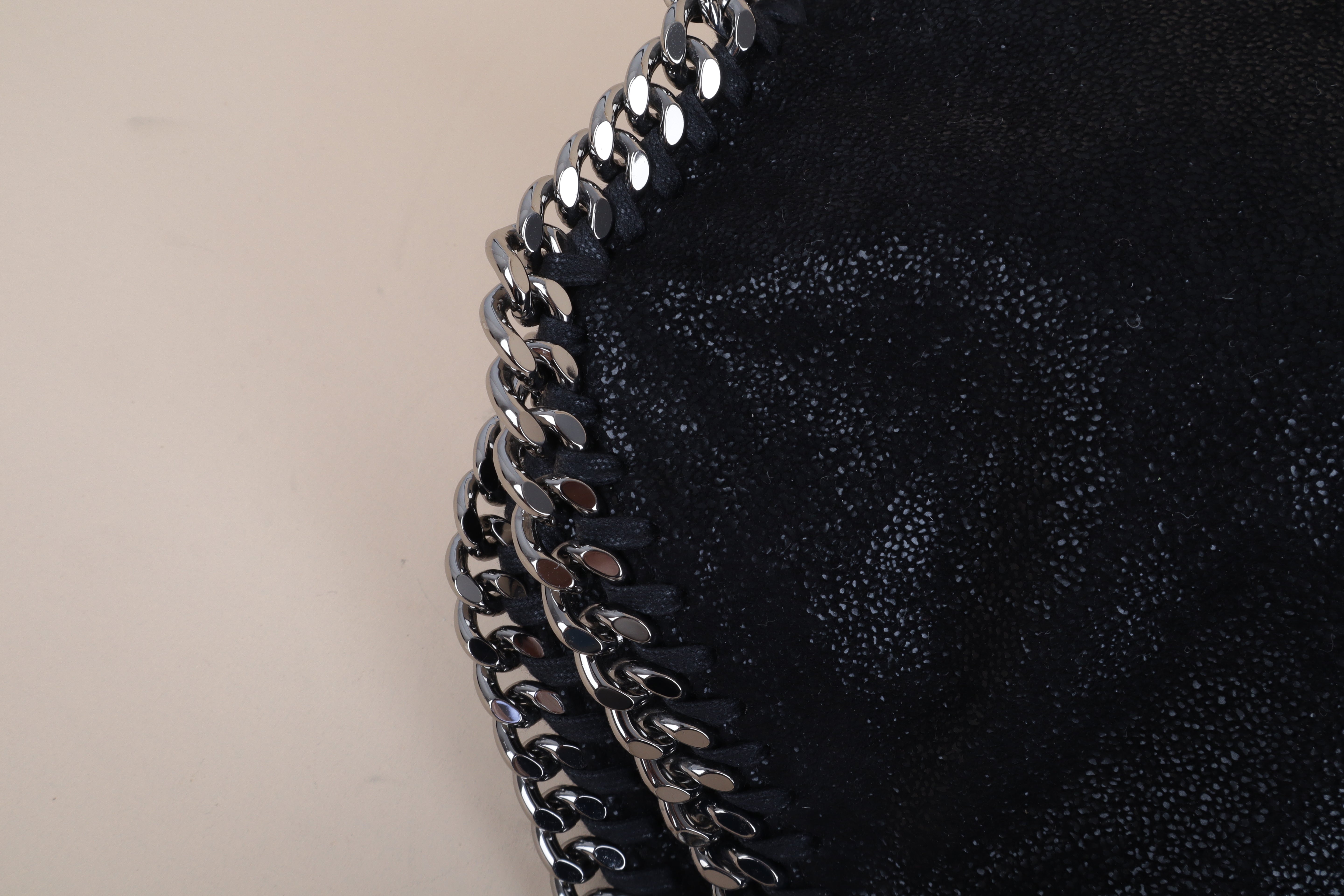 STELLA McCartney black Falabella Fold Over Bag