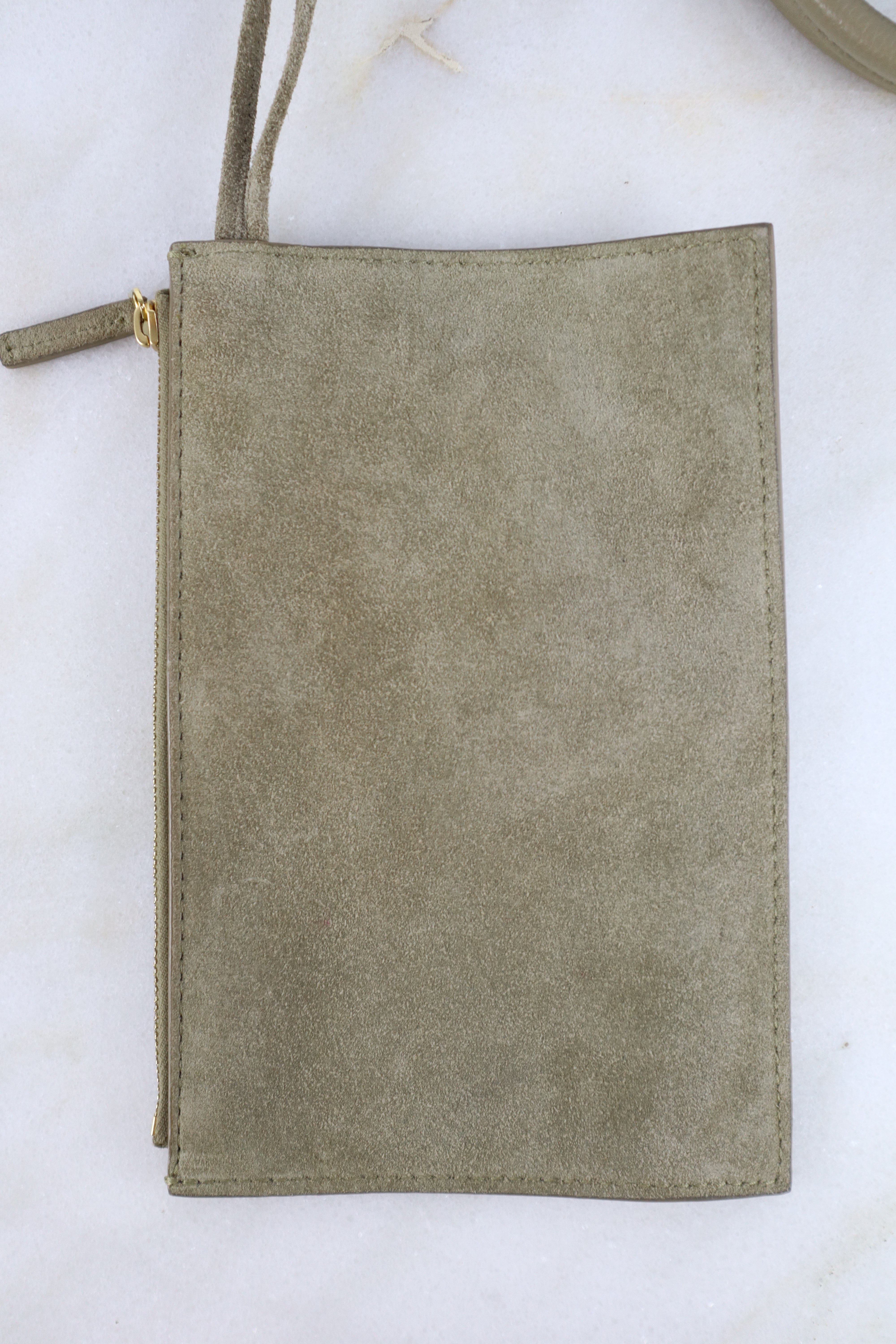 Bottega Veneta Grey Arco Mini Tote Bag W/ Pouch & Strap