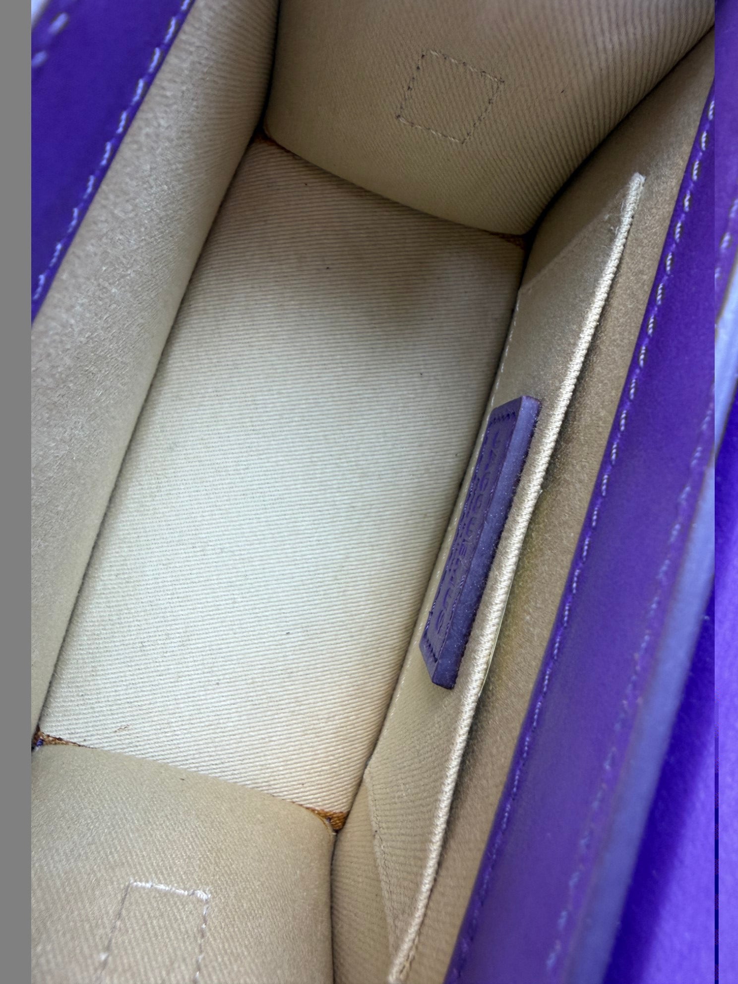 Jacquemus Purple Le Chiquito Moyen Medium Bag