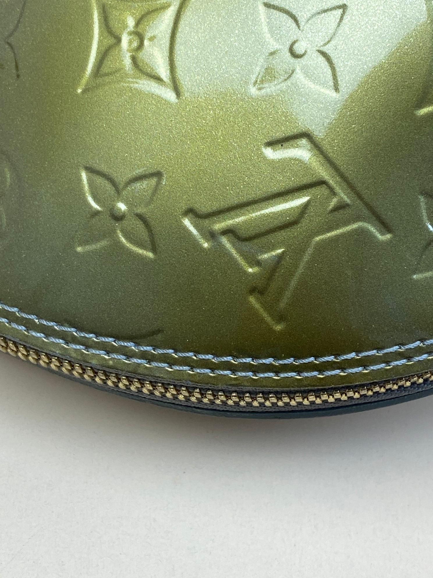 Louis Vuitton olive Monogram Vernis Alma gm Bag