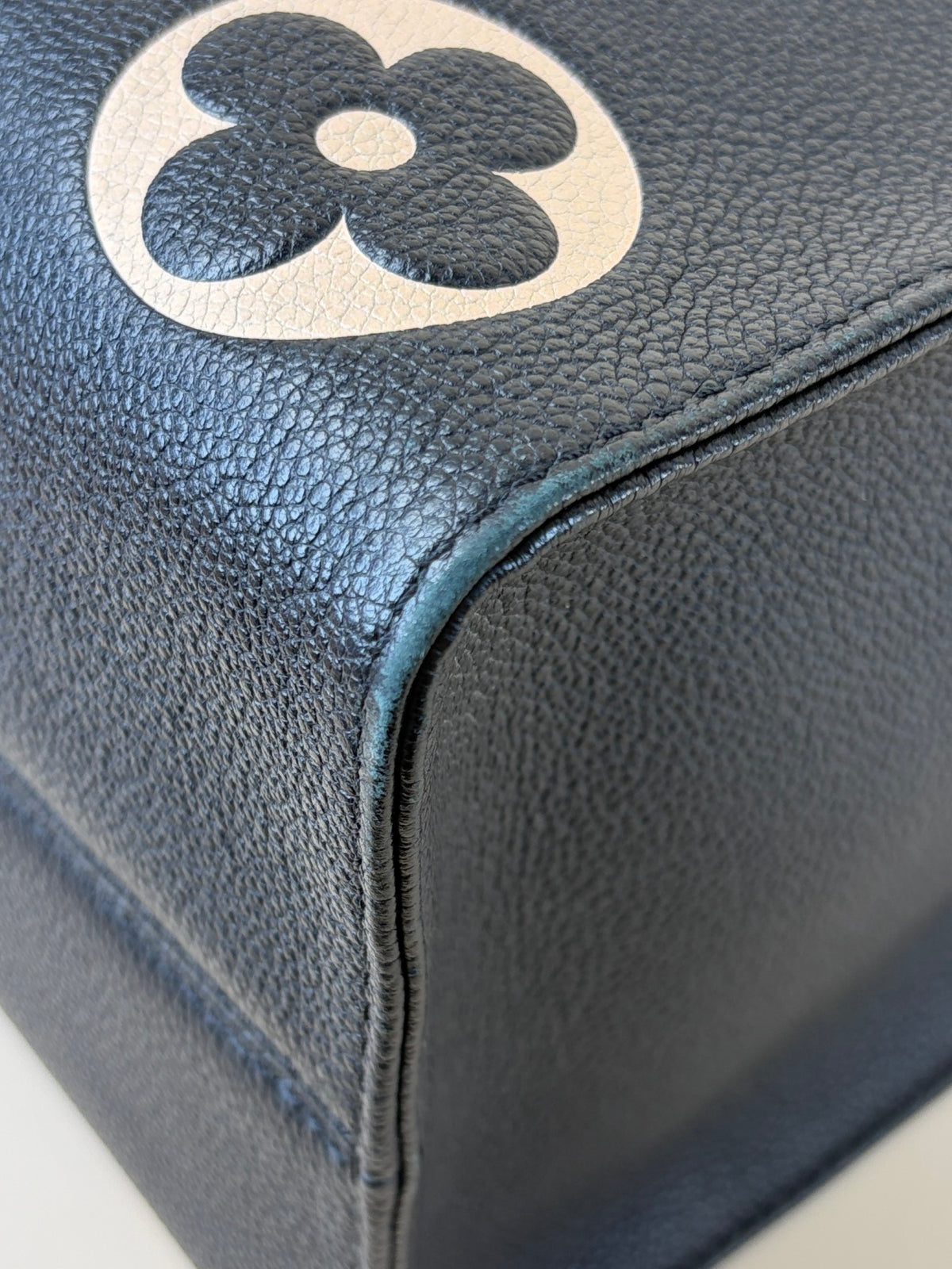 Louis Vuitton bicolor Monogram giant empriente on the go mm bag