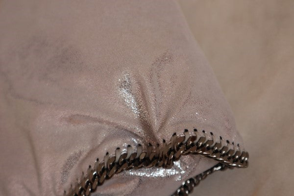 Stella Mccartney Silver Falabella Large Bag W/ 2 Chain-handbag-Stella Mccartney-The Closet Egypt