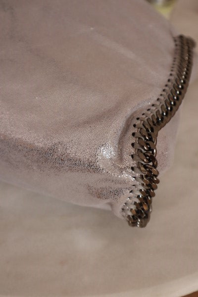 Stella Mccartney Silver Falabella Large Bag W/ 2 Chain-handbag-Stella Mccartney-The Closet Egypt
