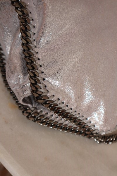 Stella Mccartney Silver Falabella Large Bag W/ 2 Chain-handbag-Stella Mccartney-The Closet Egypt