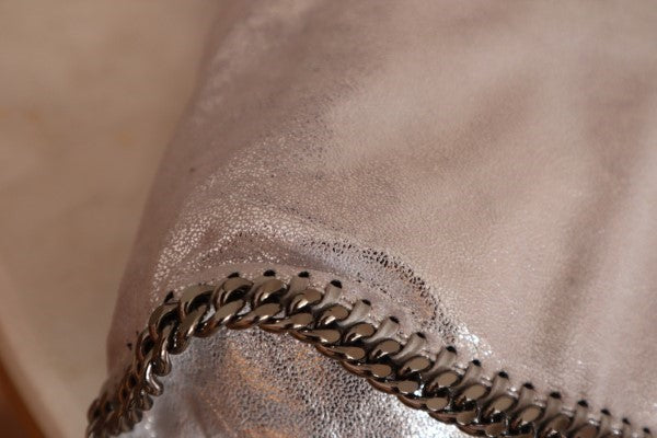 Stella Mccartney Silver Falabella Large Bag W/ 2 Chain-handbag-Stella Mccartney-The Closet Egypt