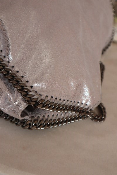 Stella Mccartney Silver Falabella Large Bag W/ 2 Chain-handbag-Stella Mccartney-The Closet Egypt
