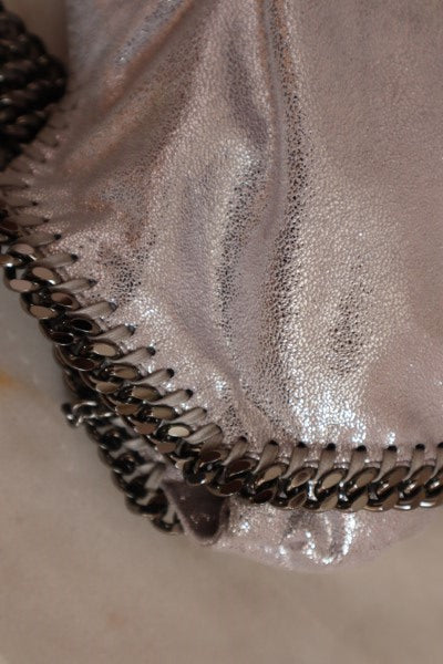 Stella Mccartney Silver Falabella Large Bag W/ 2 Chain-handbag-Stella Mccartney-The Closet Egypt