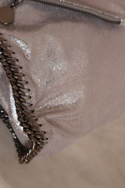 Stella Mccartney Silver Falabella Large Bag W/ 2 Chain-handbag-Stella Mccartney-The Closet Egypt