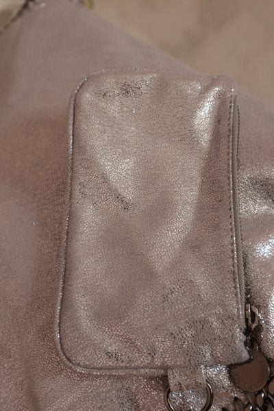 Stella Mccartney Silver Falabella Large Bag W/ 2 Chain-handbag-Stella Mccartney-The Closet Egypt