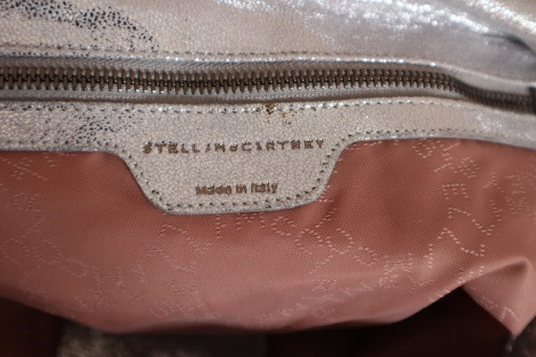 Stella Mccartney Silver Falabella Large Bag W/ 2 Chain-handbag-Stella Mccartney-The Closet Egypt