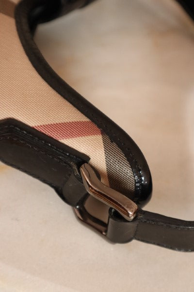 Burberry Nova Check Black Hobo Bag-handbag-Burberry-The Closet Egypt