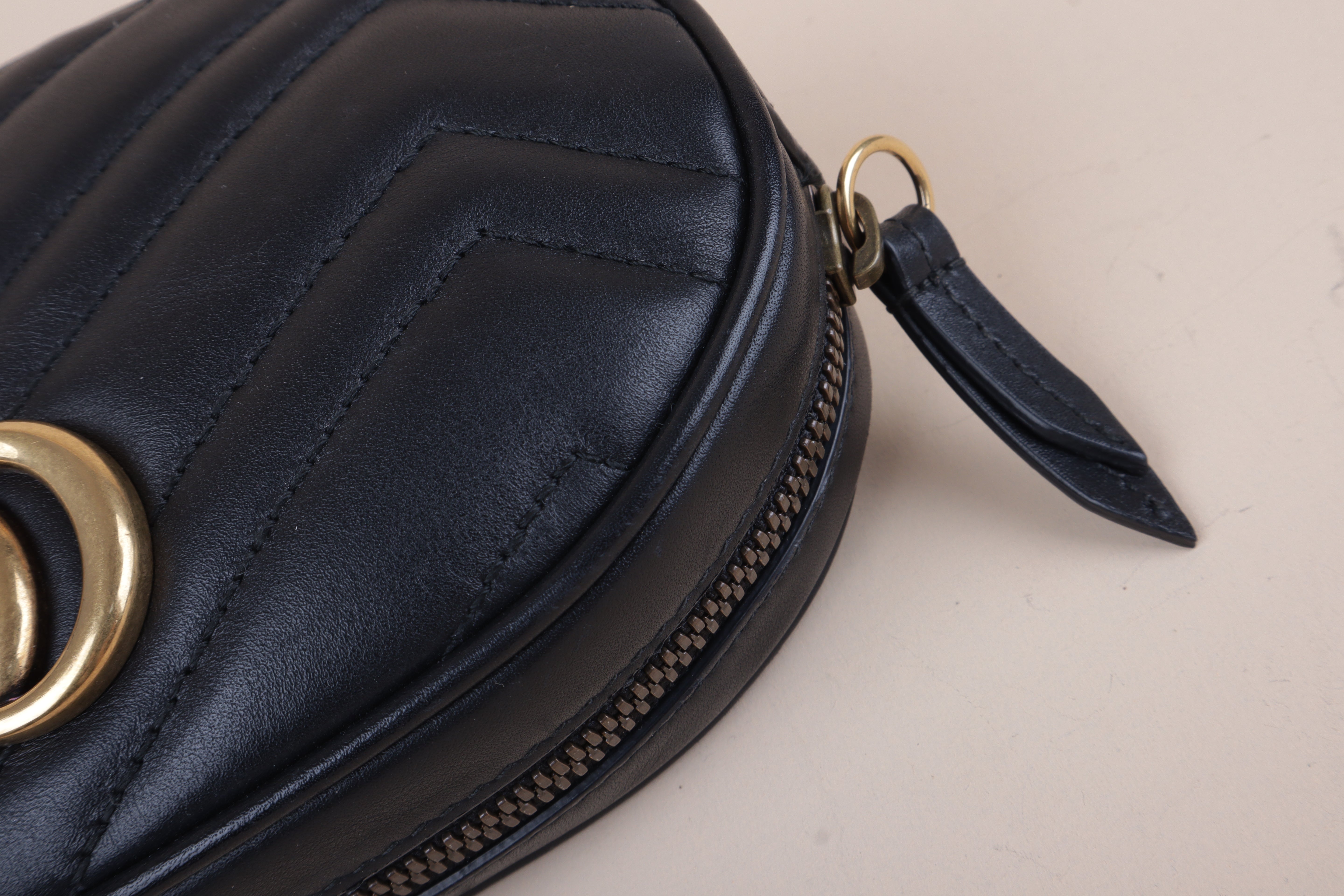 Gucci GG black Marmont bellt