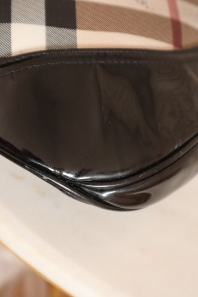 Burberry Nova Check Black Hobo Bag-handbag-Burberry-The Closet Egypt